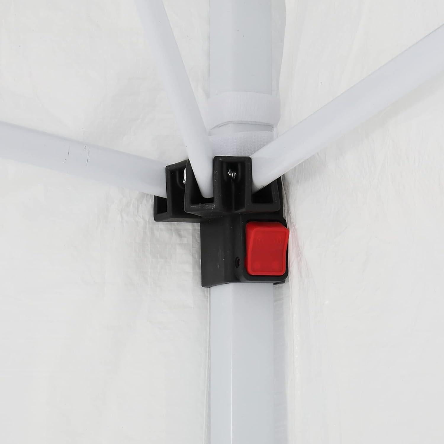 Carpa de Dosel Instantánea Stephi 3x3m Impermeable con 4 Paredes