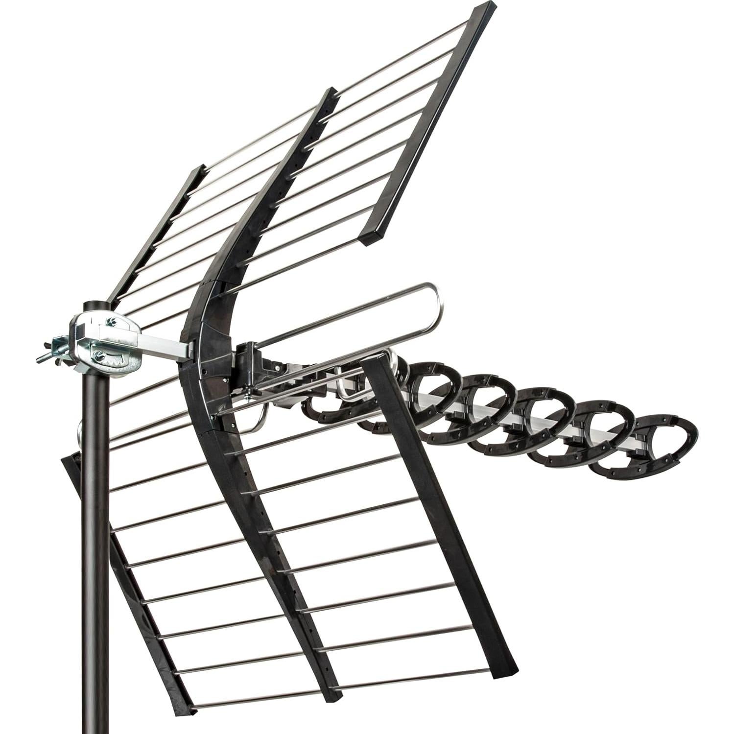 Antena de TV Exterior Five Star 200 Millas 4K HD VHF UHF