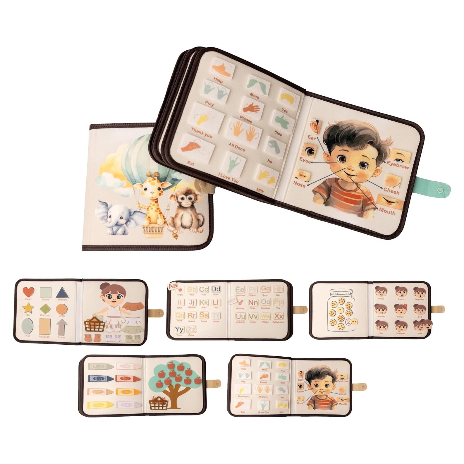 Libro Ocupado Montessori TookyToy 0.46 kg 22.86x24.13 cm