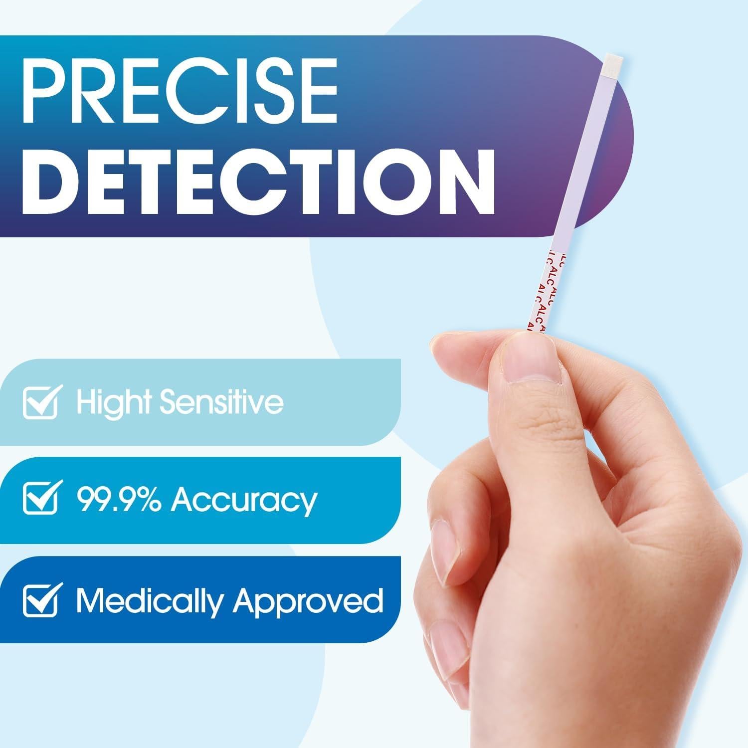 Tiras de Prueba de Alcohol Papablic para Leche Materna - 12 Piezas