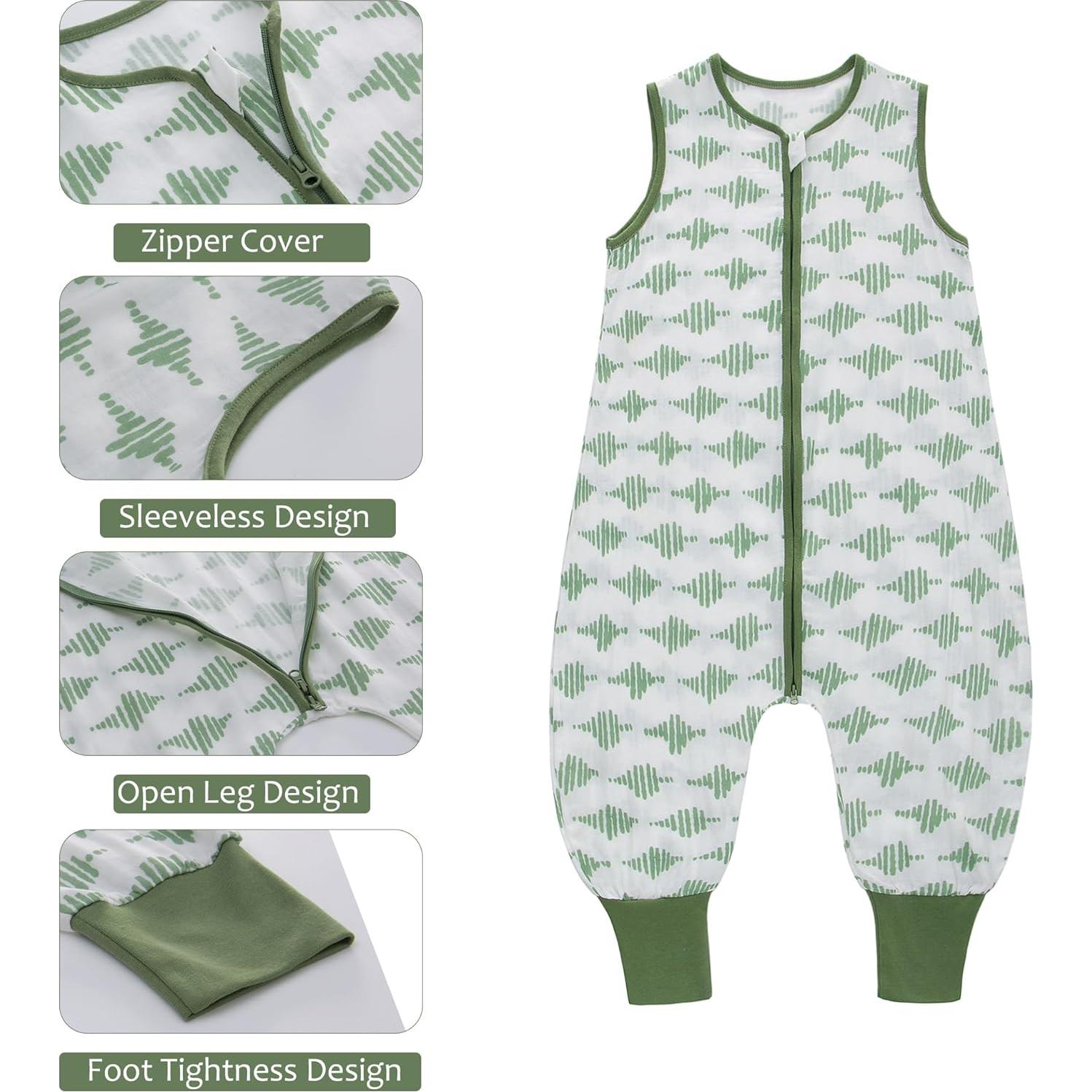 Saco de Sueño para Bebés con Pies Miracle Baby TOG 0.5