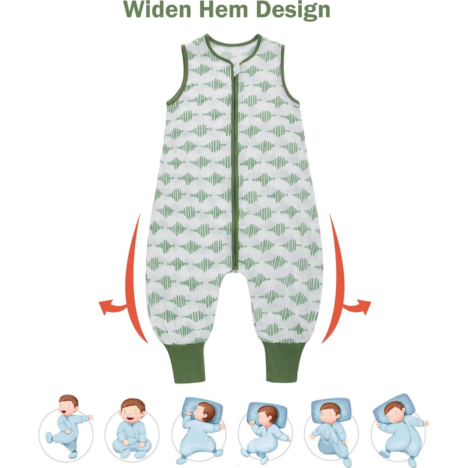 Saco de Sueño para Bebés con Pies Miracle Baby TOG 0.5