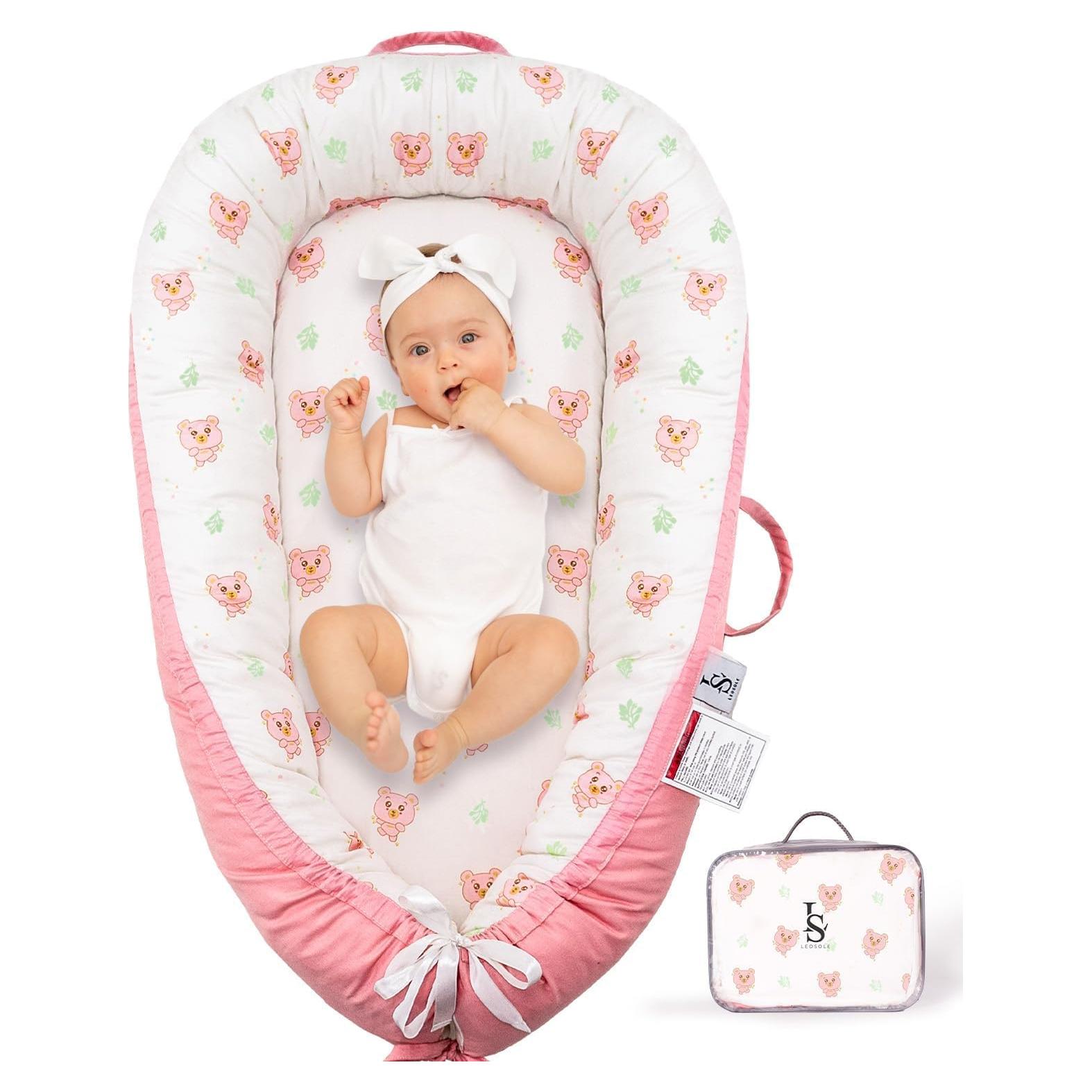 Cojín para Bebés Leosole Oso Rubor 0-24 Meses Transpirable