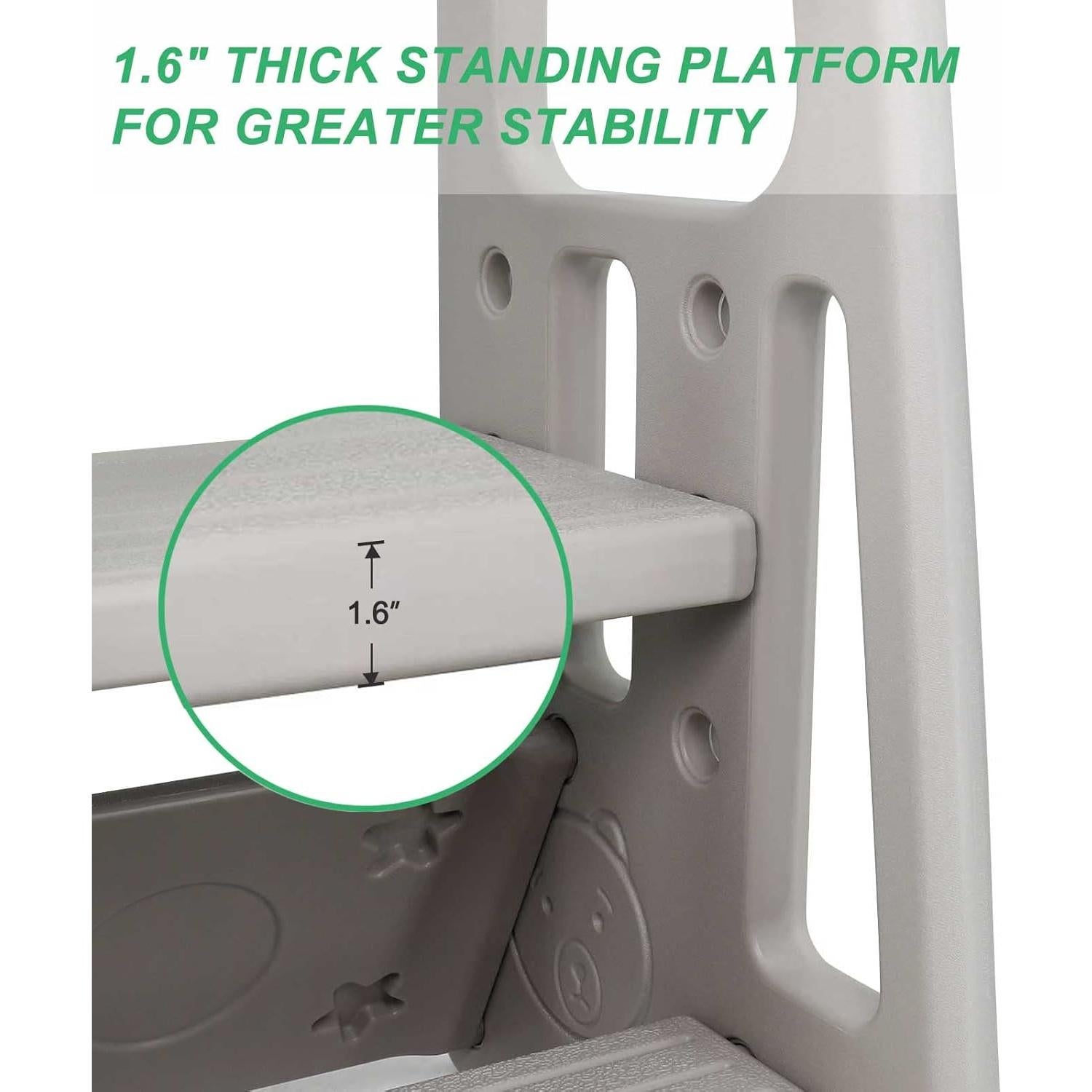 Escalera de Cocina para Niños RELIANCER Ajustable 3 Alturas