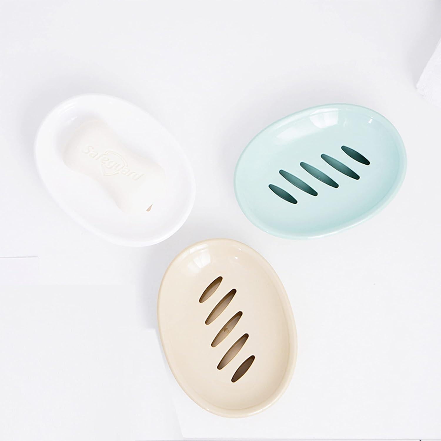 Soporte para Jabón Genérico 2-Pack Verde - Plato Drenante 15.5x11.4cm