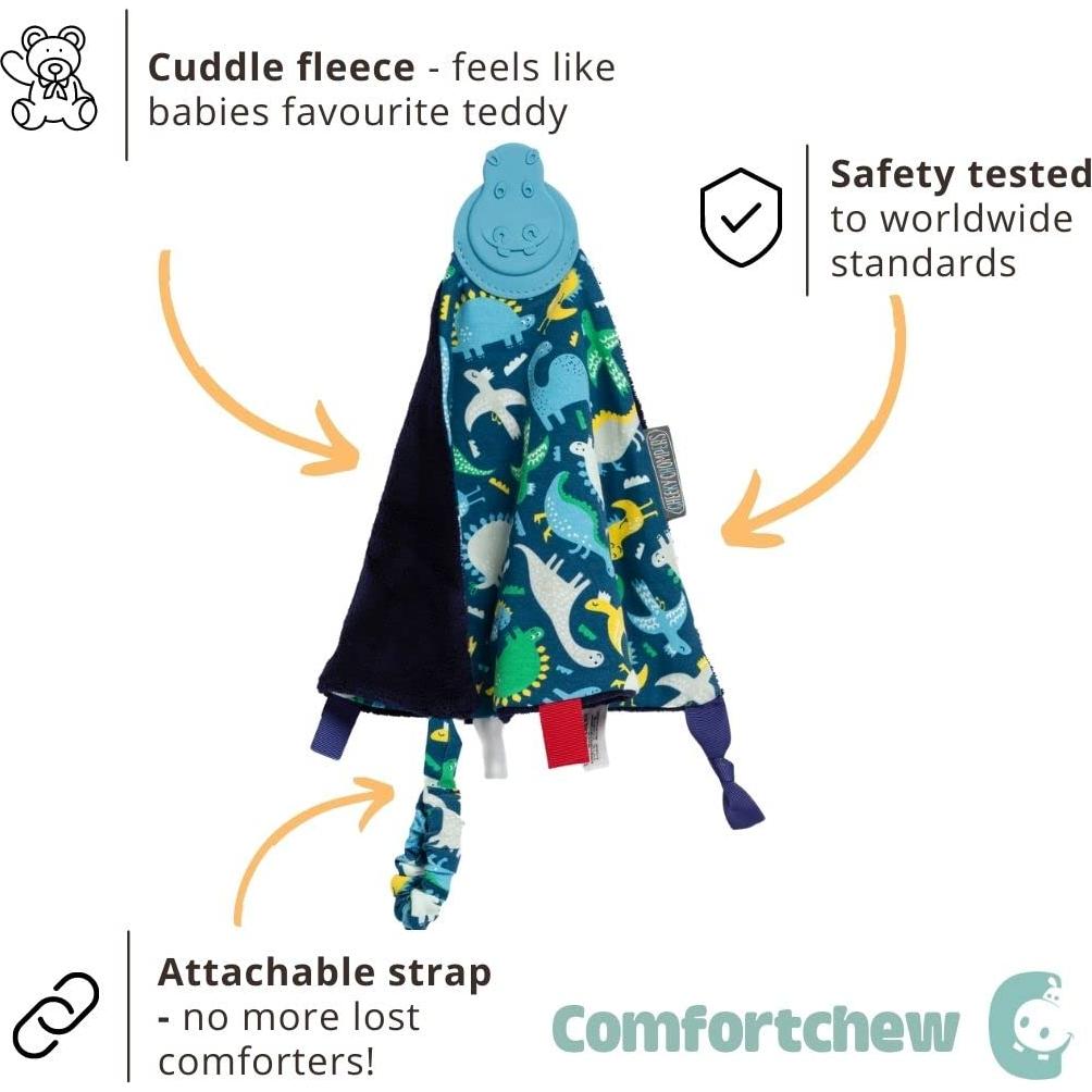 Manta Comfortchew Cheeky Chompers con Mordedor Dino Bebé