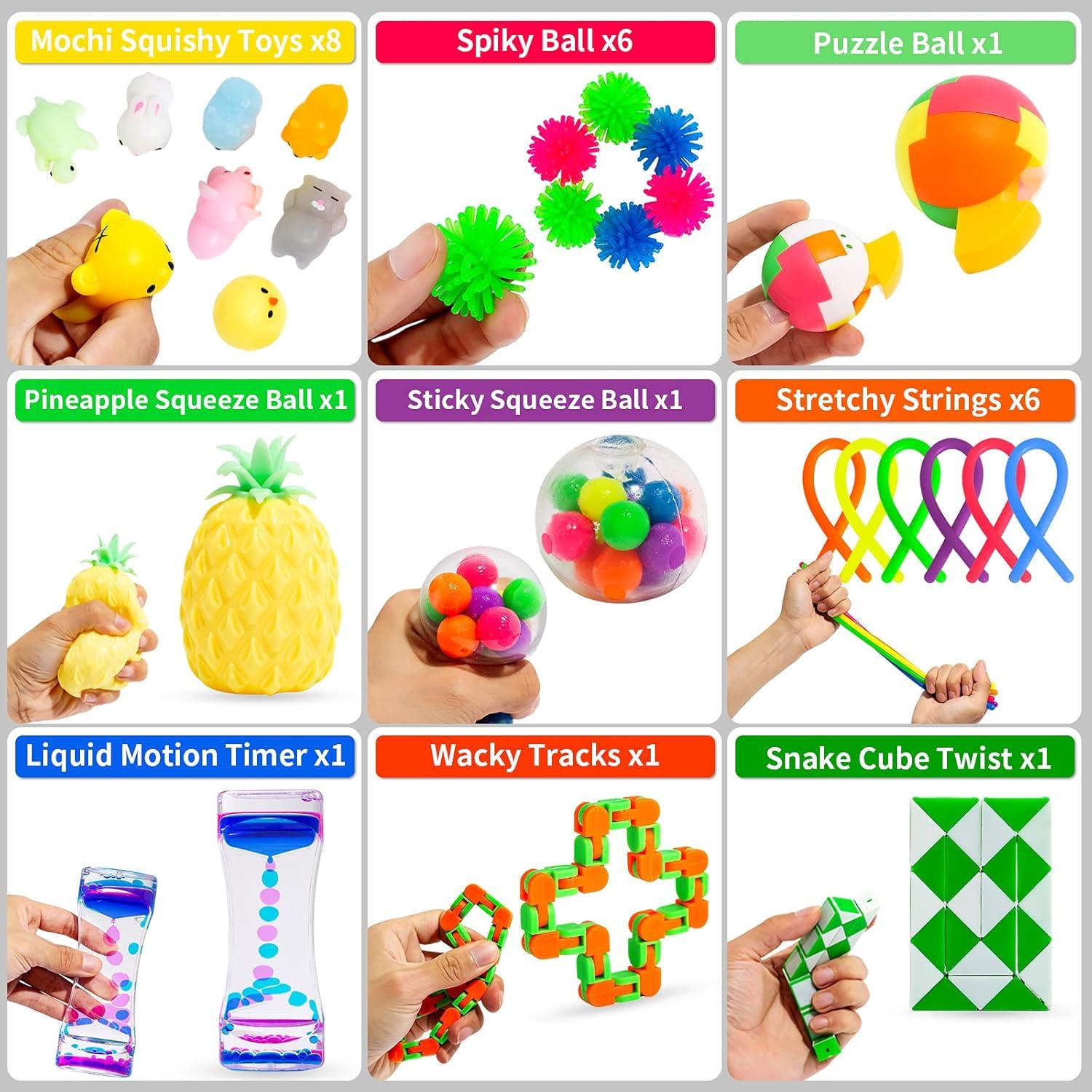 76 Juguetes Sensoriales Antiestrés PROJOYOU para Niños y Adultos