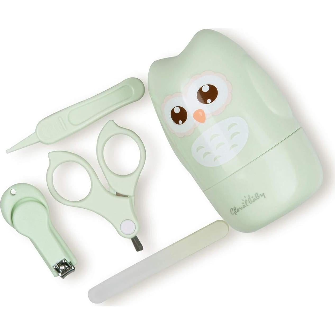 Kit de Uñas para Bebés Gloval Baby 4 en 1 Verde