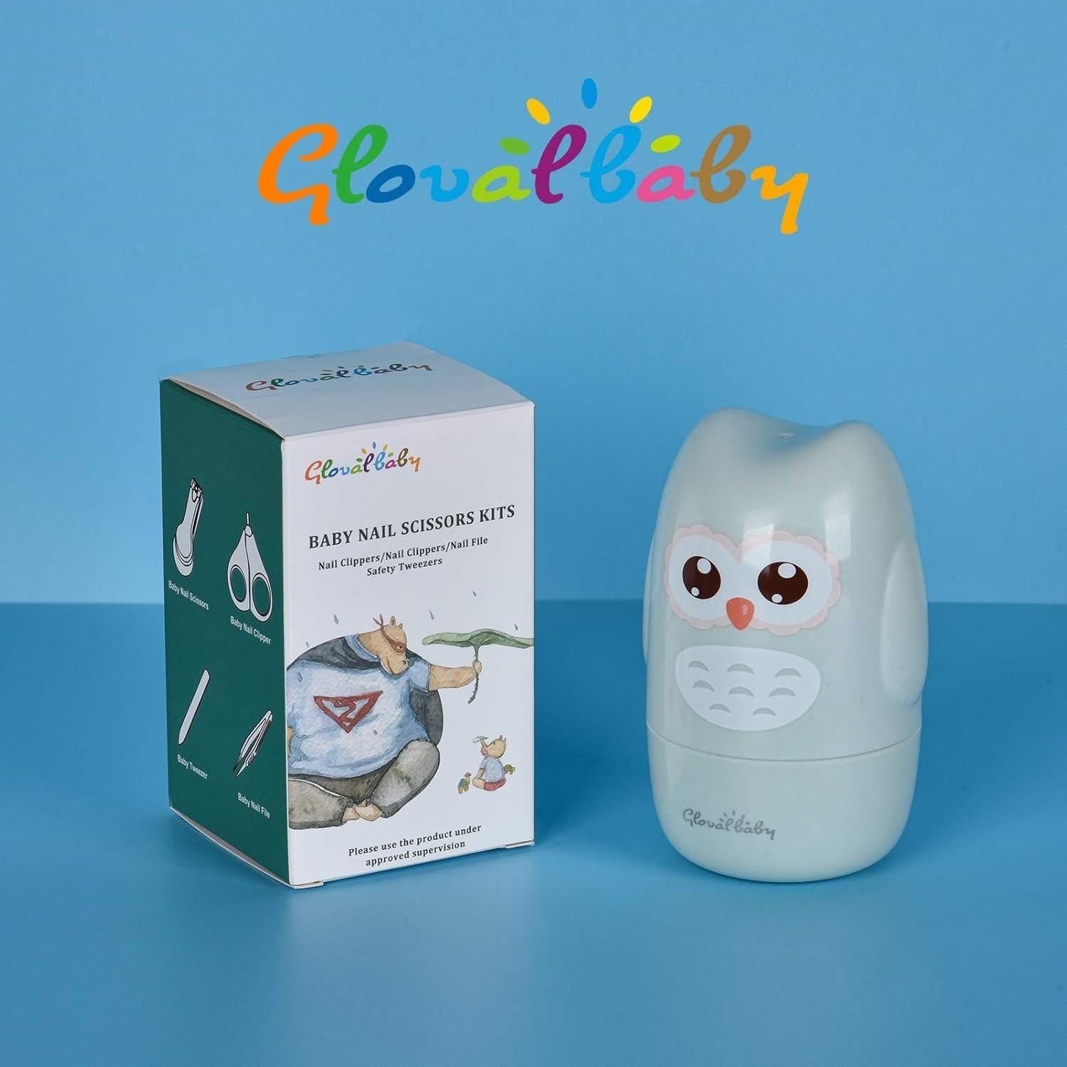 Kit de Uñas para Bebés Gloval Baby 4 en 1 Verde