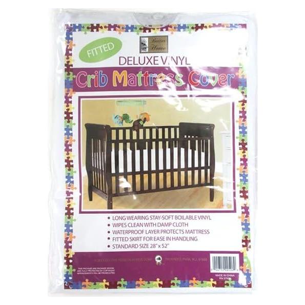 Cubierta de colchón de cuna ajustada Bistras impermeable 71x132 cm