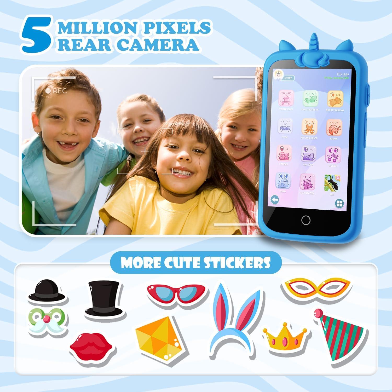 Teléfono Inteligente Juguete E teacher-TYF D2 Azul 10.1 cm