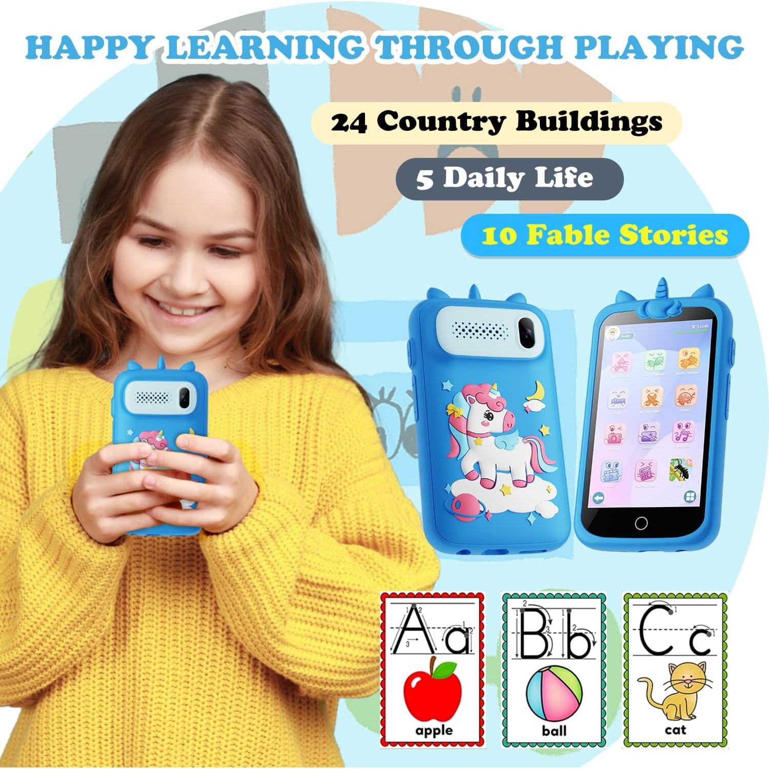 Teléfono Inteligente Juguete E teacher-TYF D2 Azul 10.1 cm