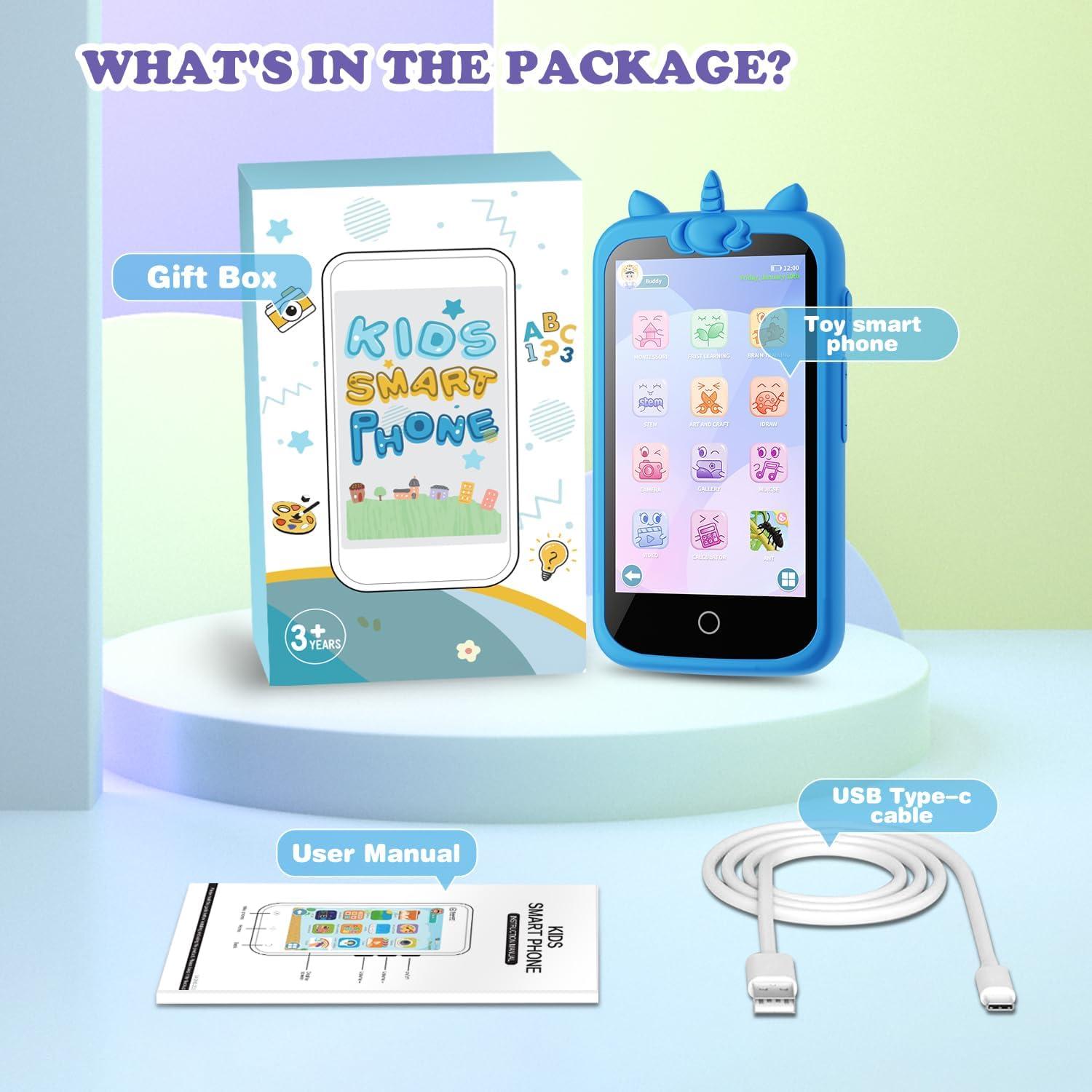 Teléfono Inteligente Juguete E teacher-TYF D2 Azul 10.1 cm