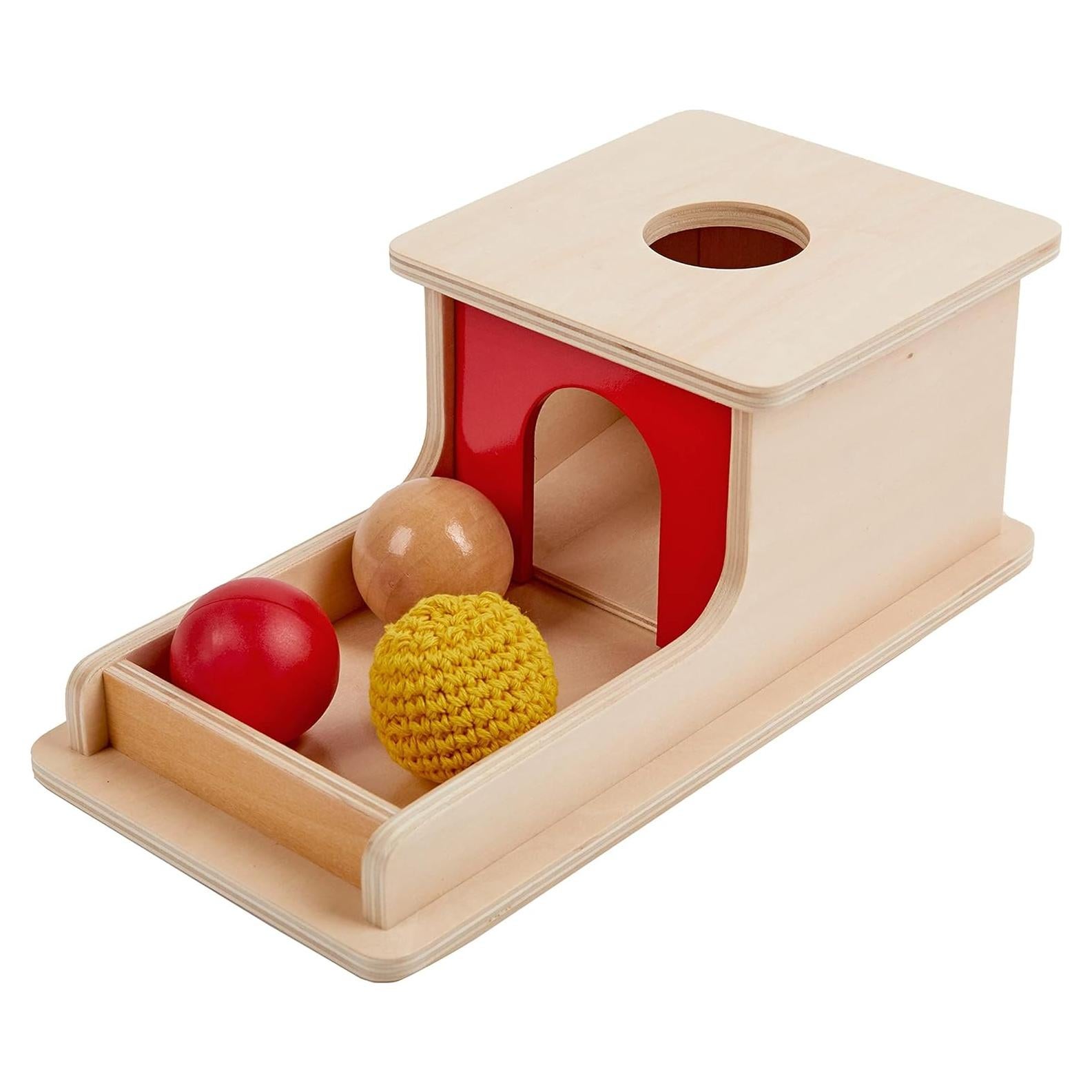 Juguete de Madera Adena Montessori 3 Pelotas 6-12 Meses