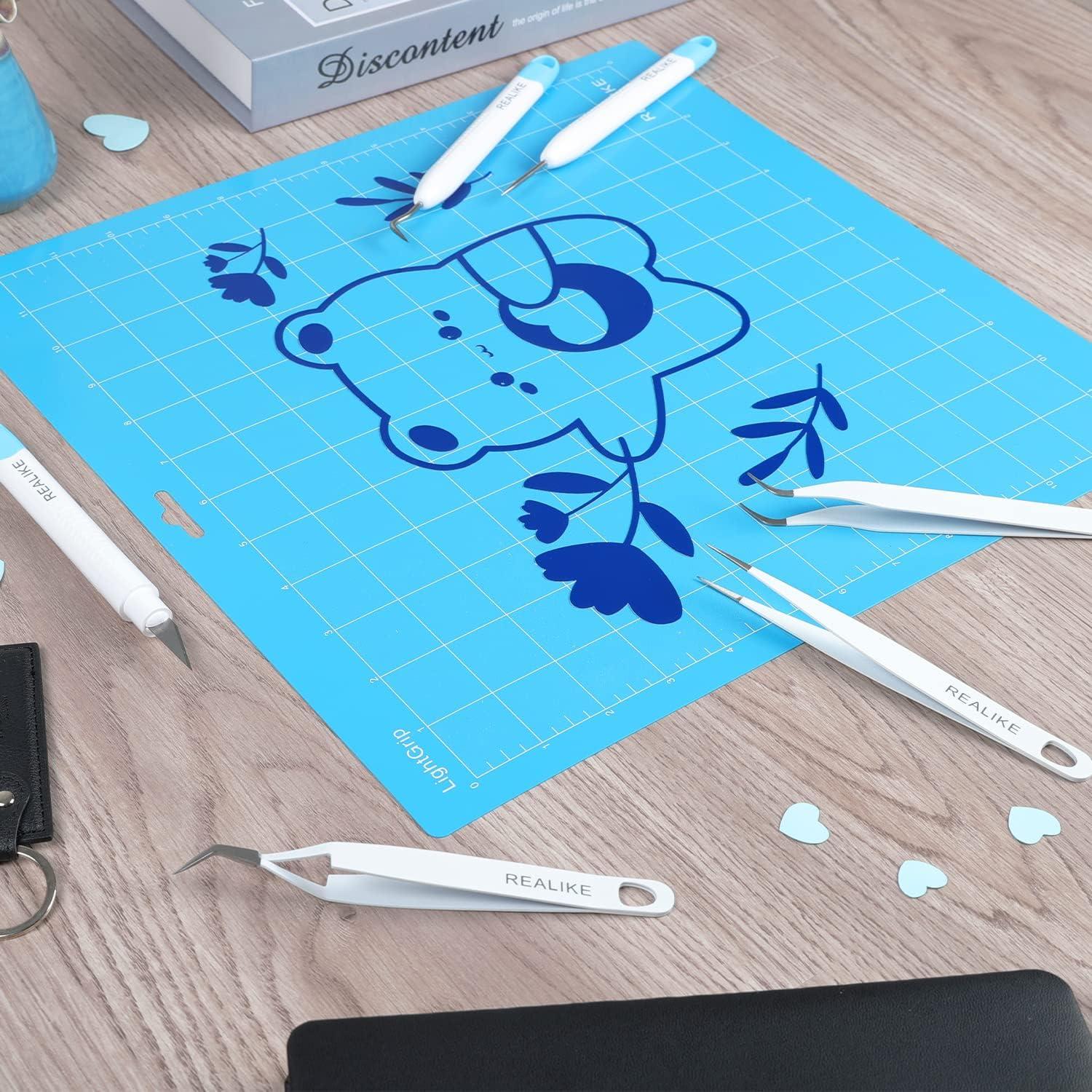 Mat de Corte Adhesivo REALIKE 12x12 LightGrip para Cricut