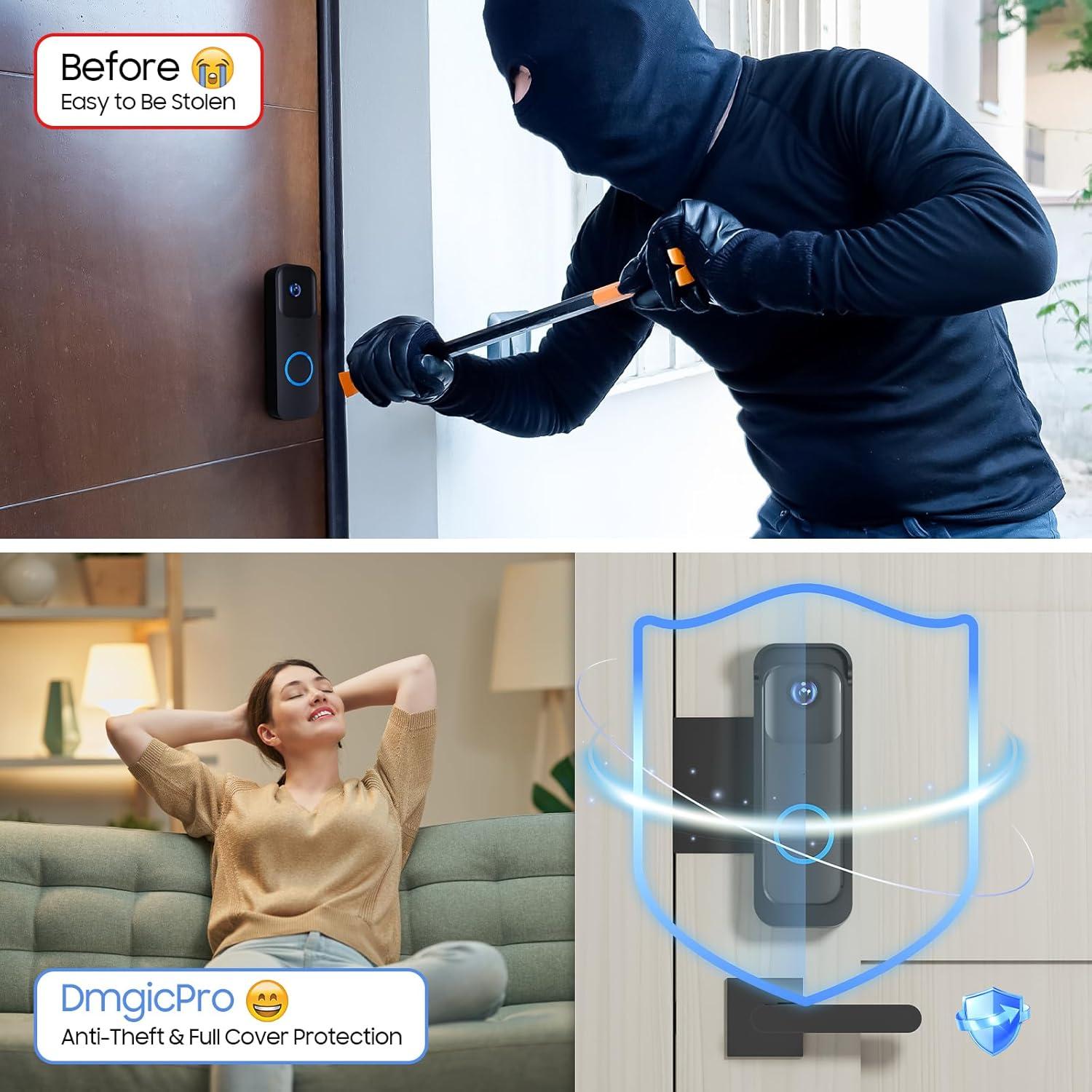 Soporte Anti-Robo para Timbre de Video Blink - DmgicPro Negro