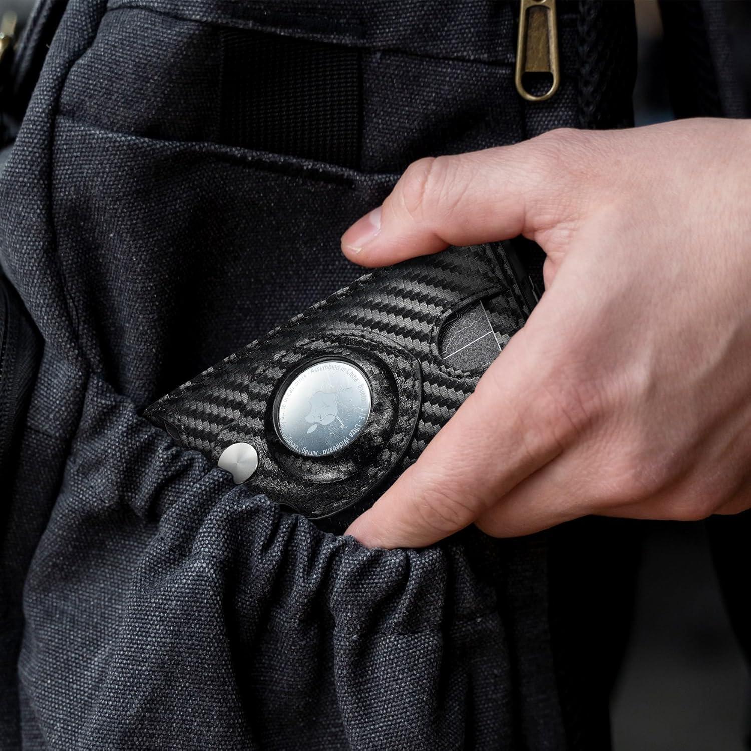 Cartera Airtag Furid para Hombres - Delgada y Minimalista