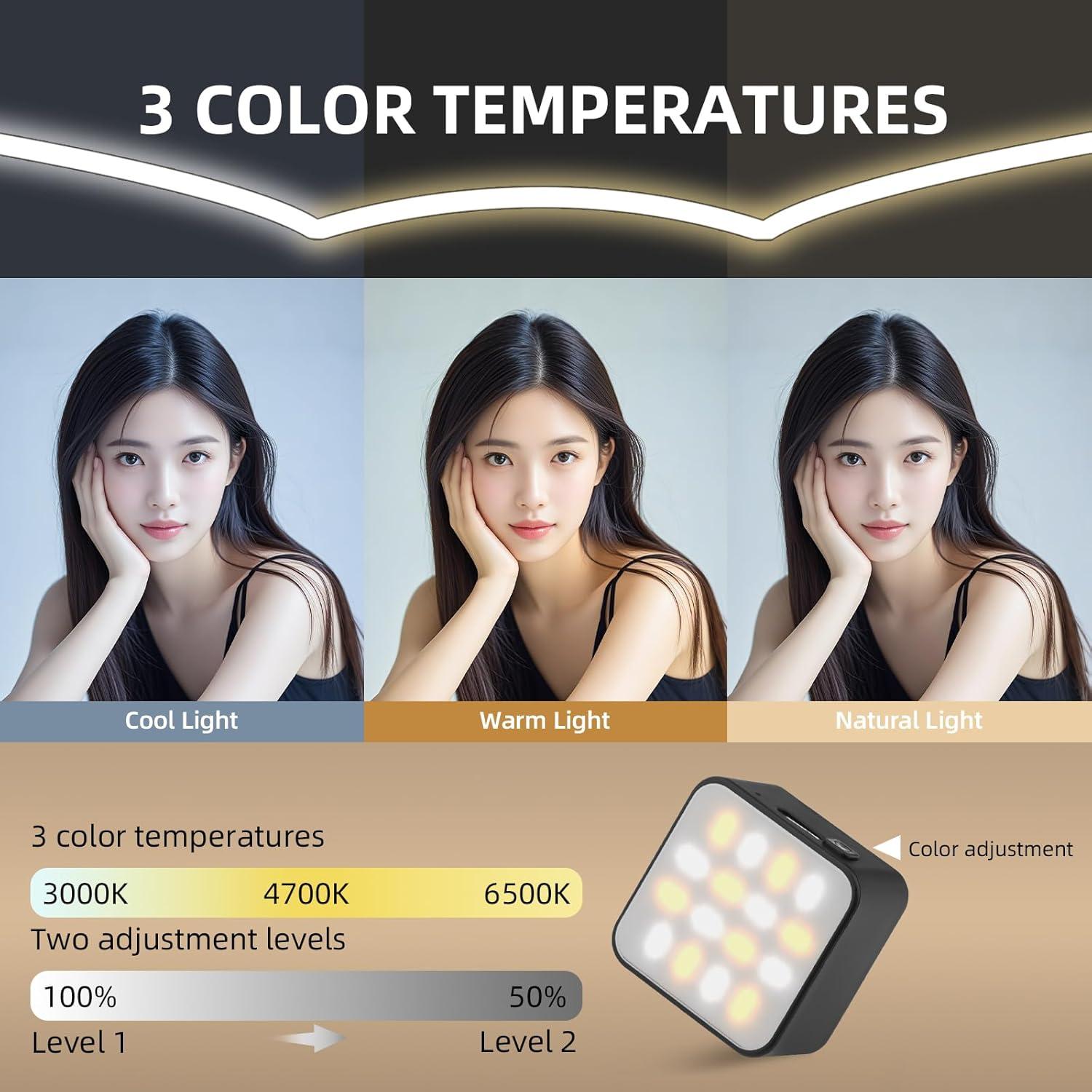 Luz de Relleno Magnética Pocket 3 - Shenzhen Heyi, 6500K