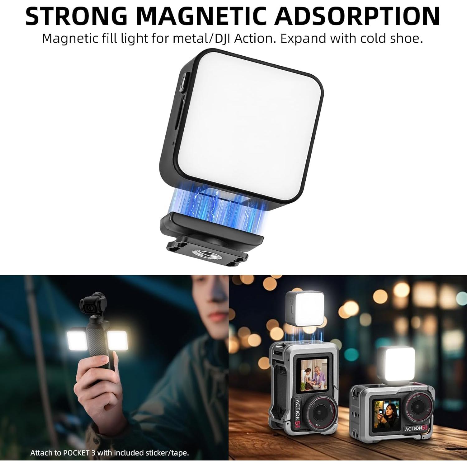 Luz de Relleno Magnética Pocket 3 - Shenzhen Heyi, 6500K