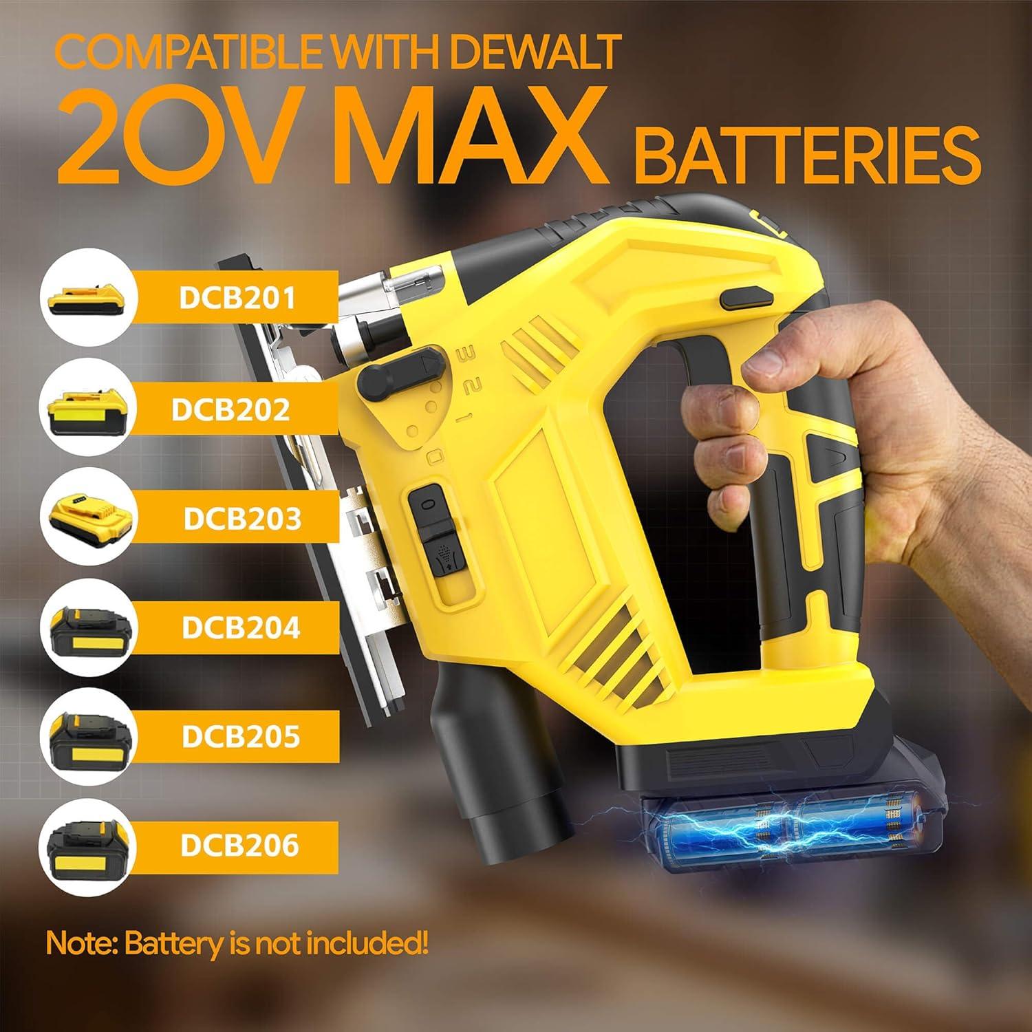 Sierra de calar inalámbrica Bandeiman 20V Max sin batería