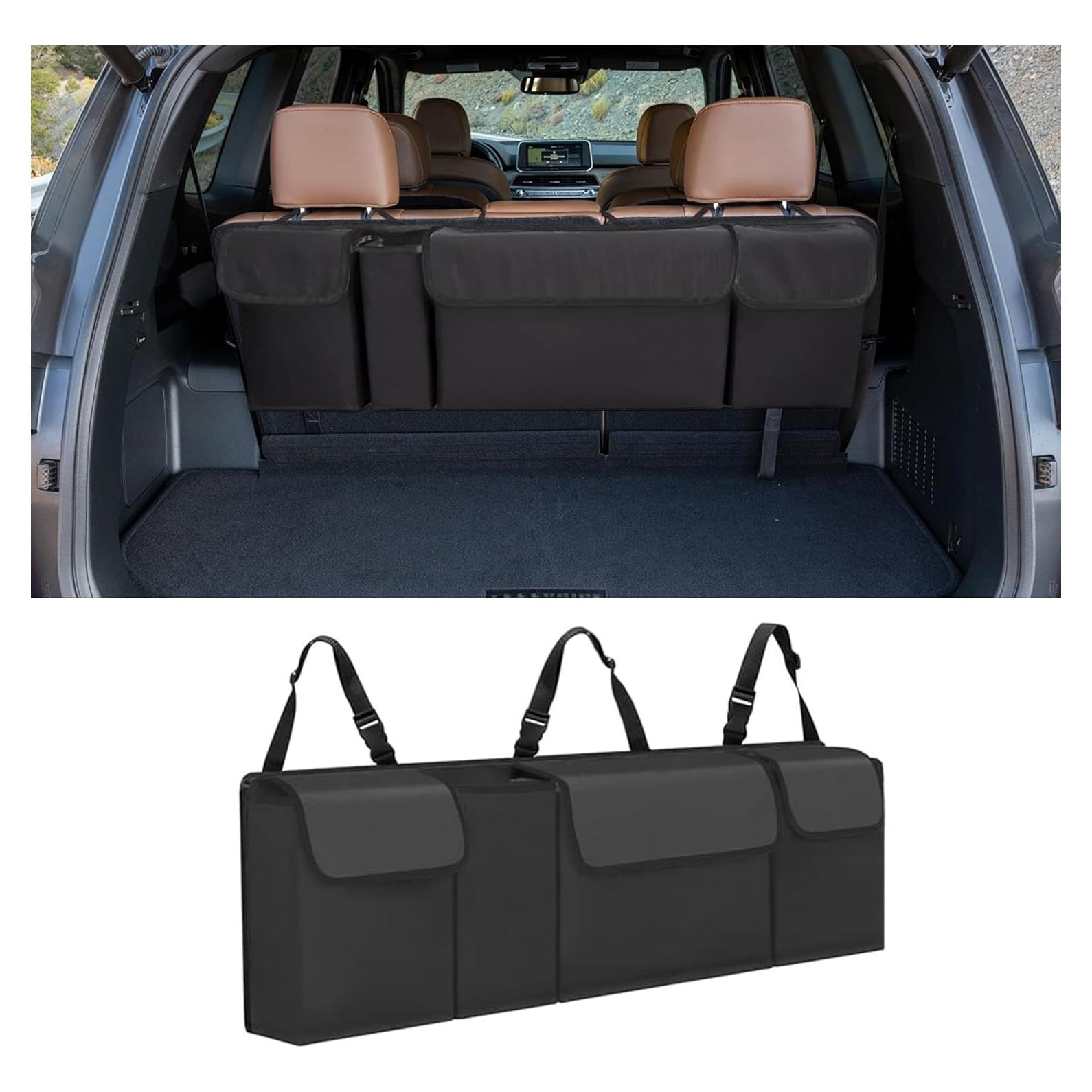 Organizador de Maletero de Coche Honibaoto Negro 90x25cm Impermeable