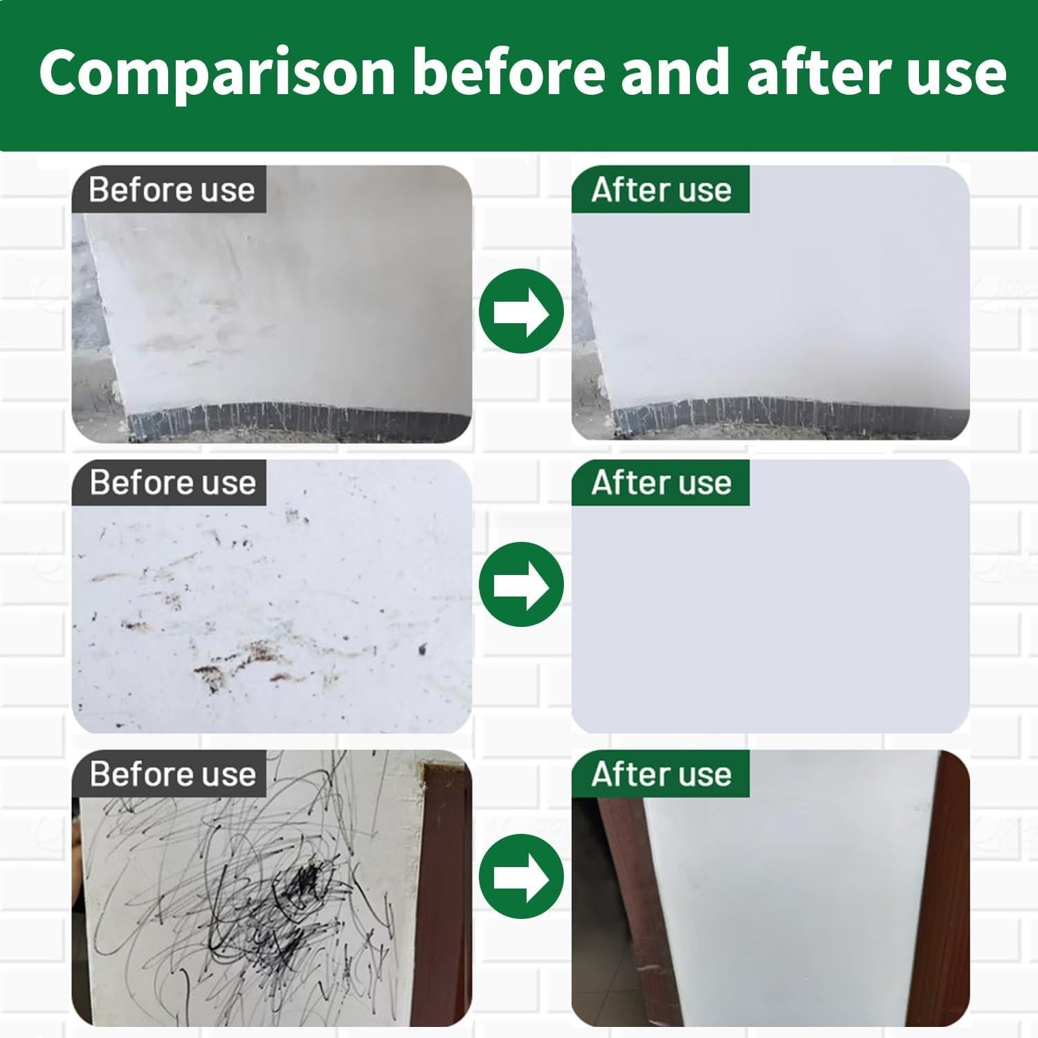 Kit de Pintura de Pared AUOMLVH 500g Blanco, Rodillo 2 en 1