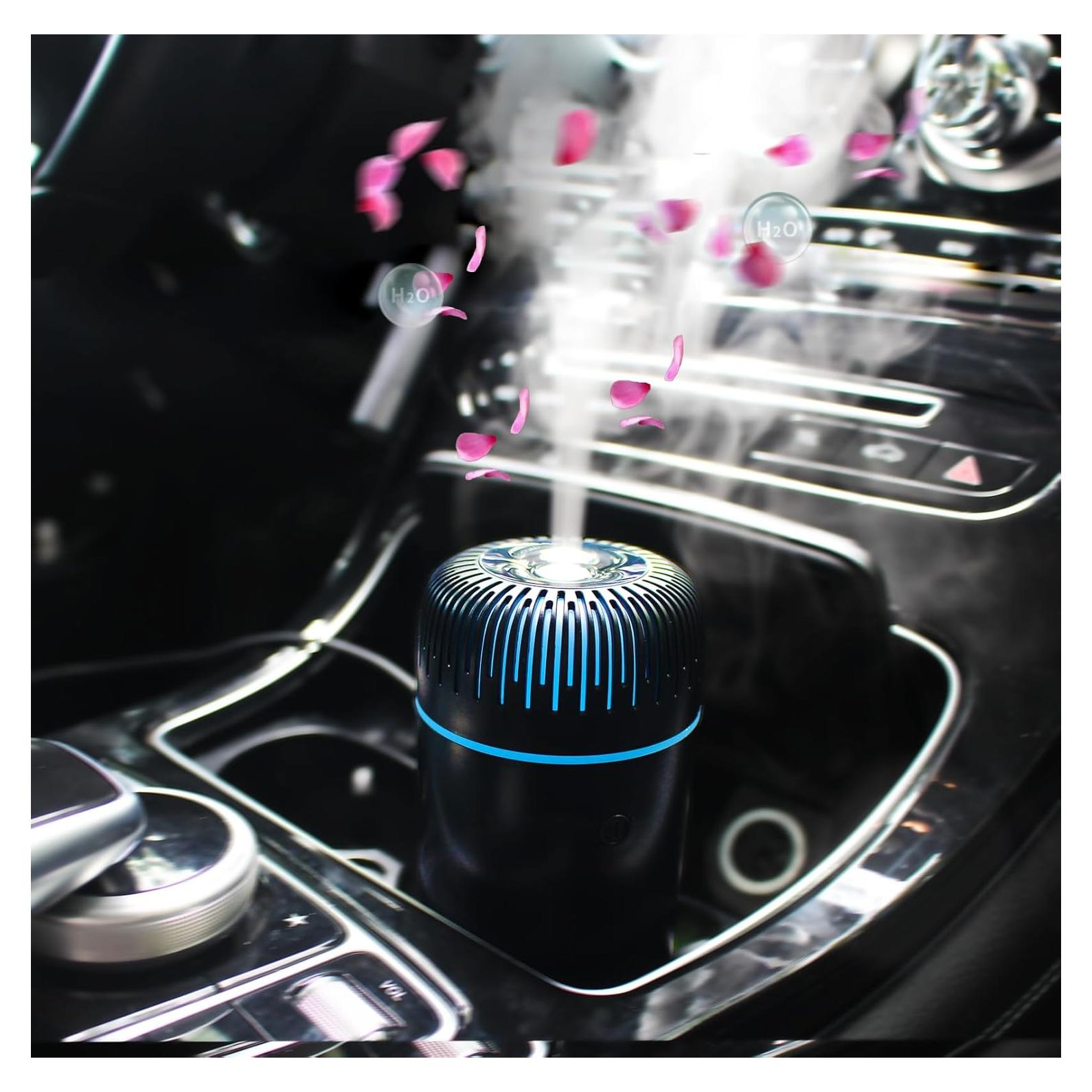 Difusor de Aroma Unee para Auto 100ml USB Humidificador Negro