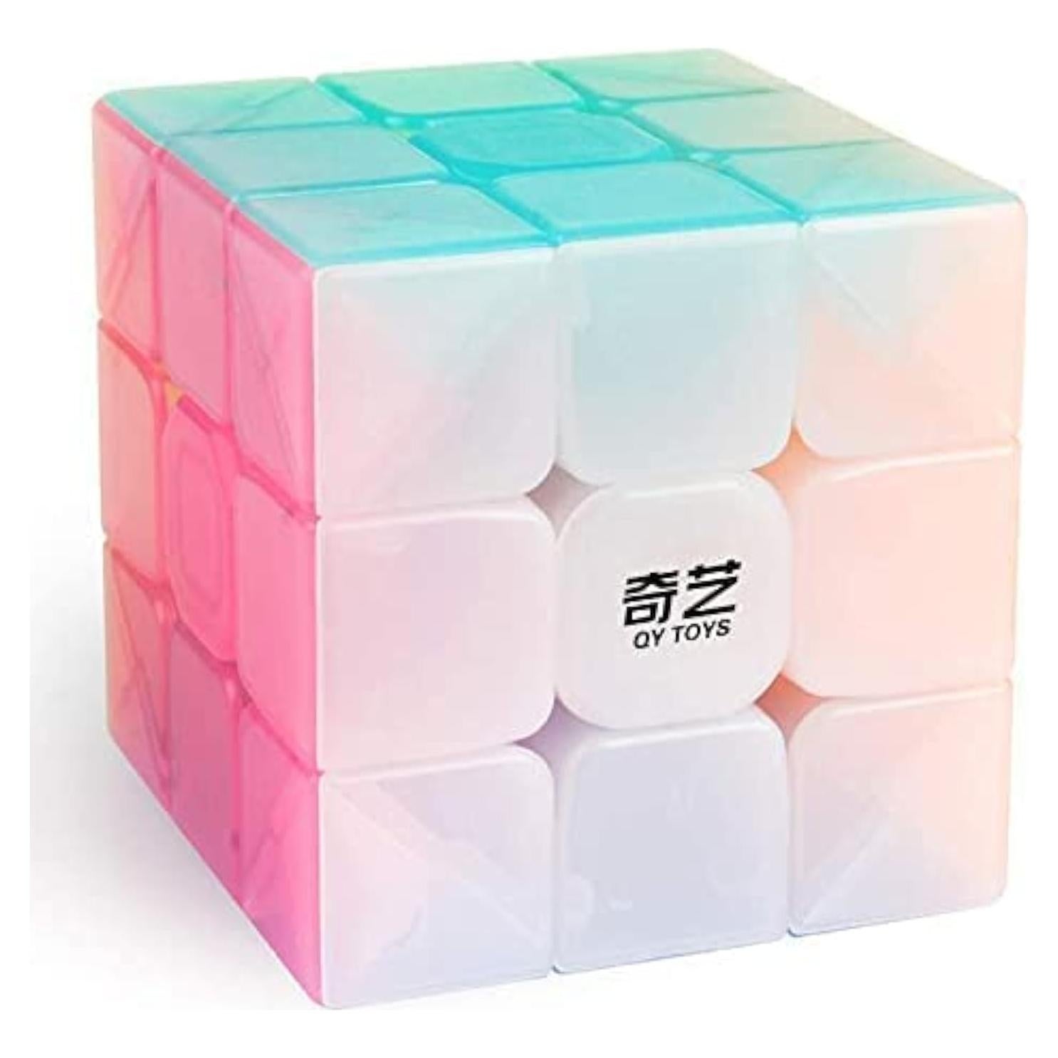 Cubo de Velocidad D-FantiX QY Toys Guerrero W 3x3 Gelatina