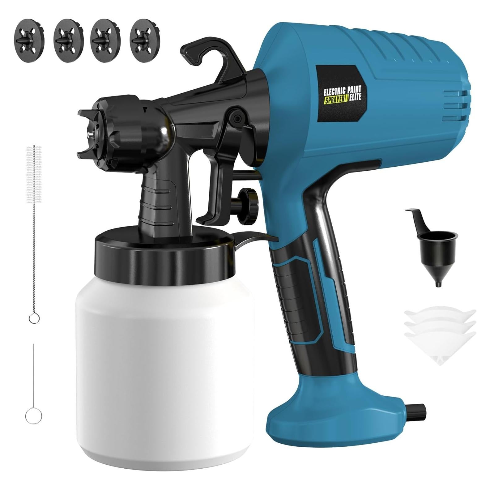 Pulverizador de pintura ZippyZebra 1000ml 1000W HVLP Azul