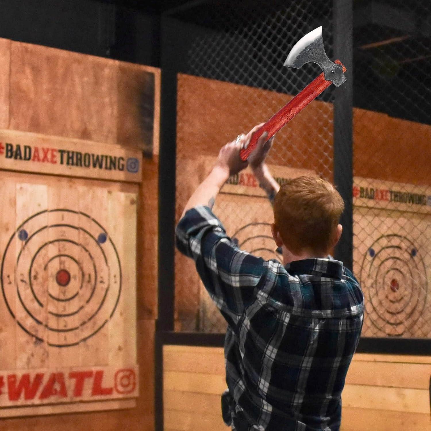 Juego de Hachas de Lanzamiento LUIOUS 41.15 cm Acero Carbono