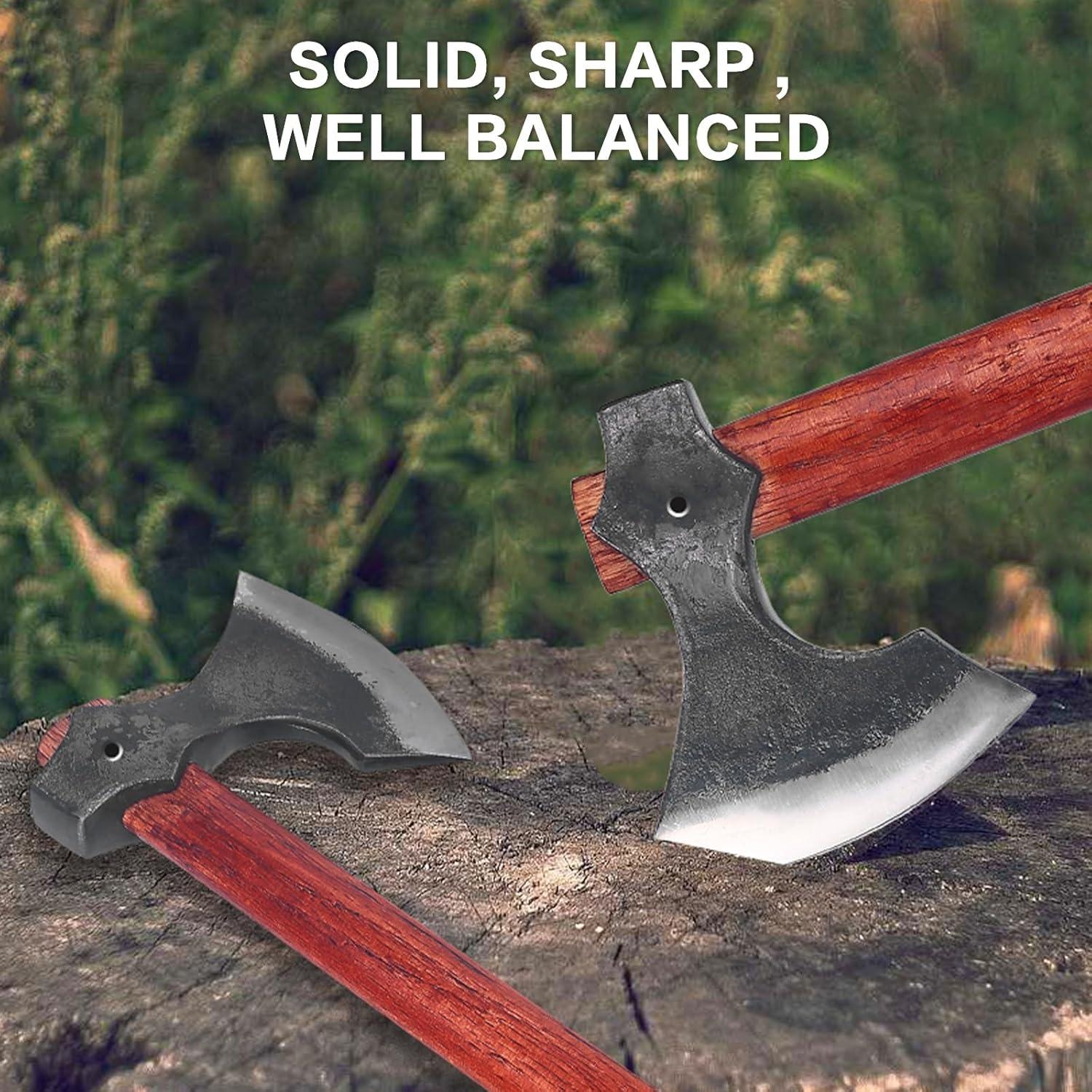 Juego de Hachas de Lanzamiento LUIOUS 41.15 cm Acero Carbono