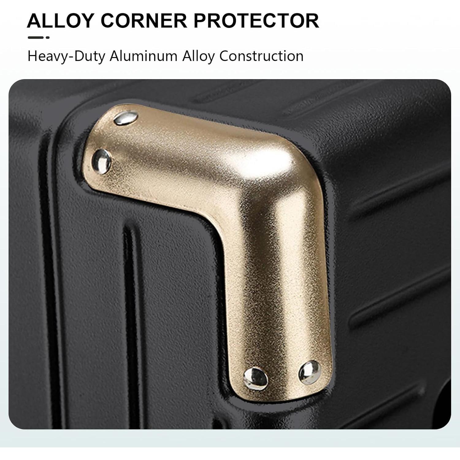 Maleta de Mano YYW 20 Pulgadas PC-Policarbonato Negra