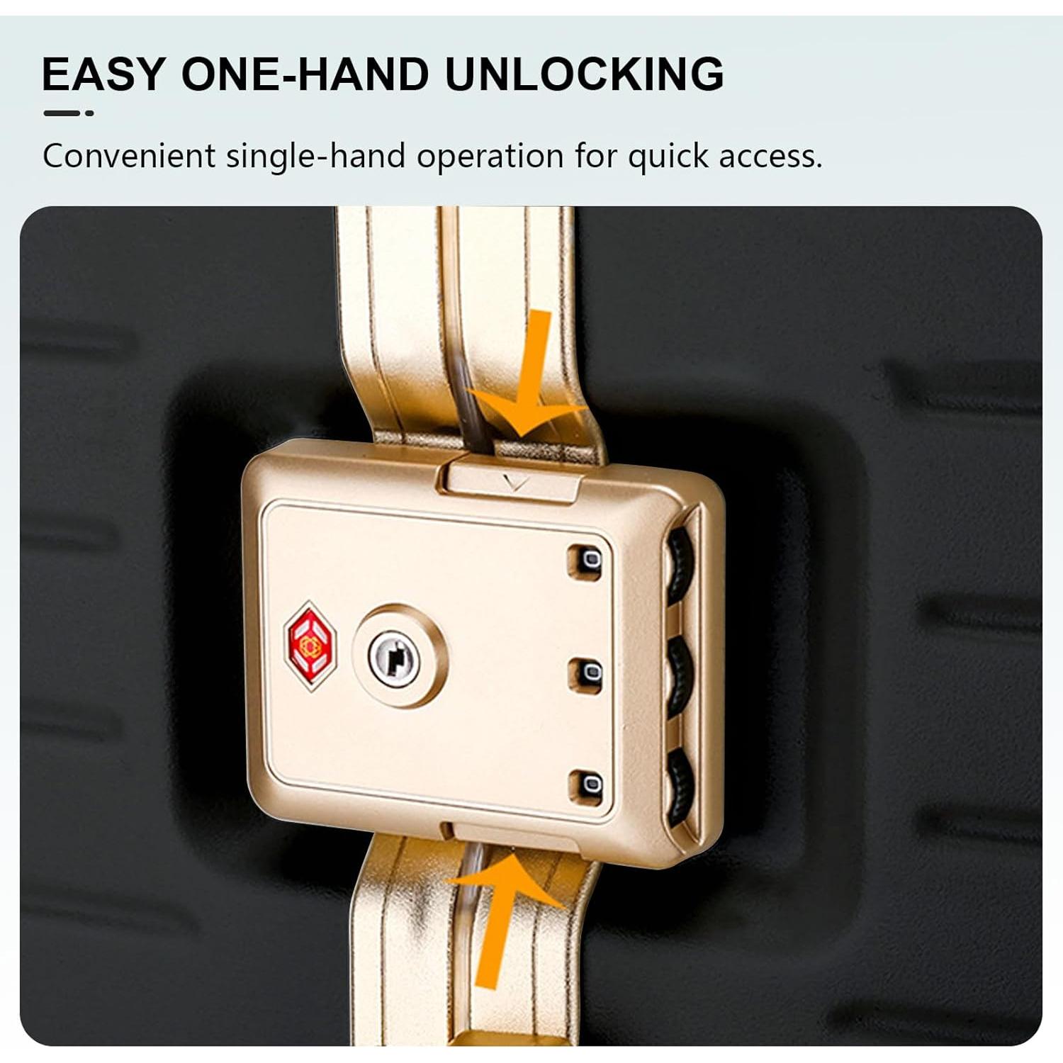 Maleta de Mano YYW 20 Pulgadas PC-Policarbonato Negra