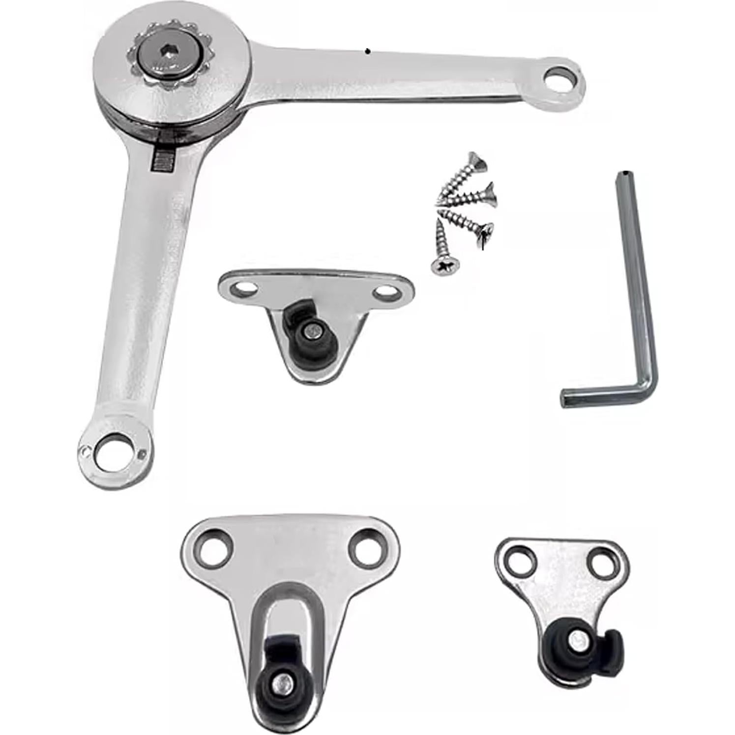 Bisagra de Soporte de Tapa XBLWIN 2 Piezas 18.14kg Plata