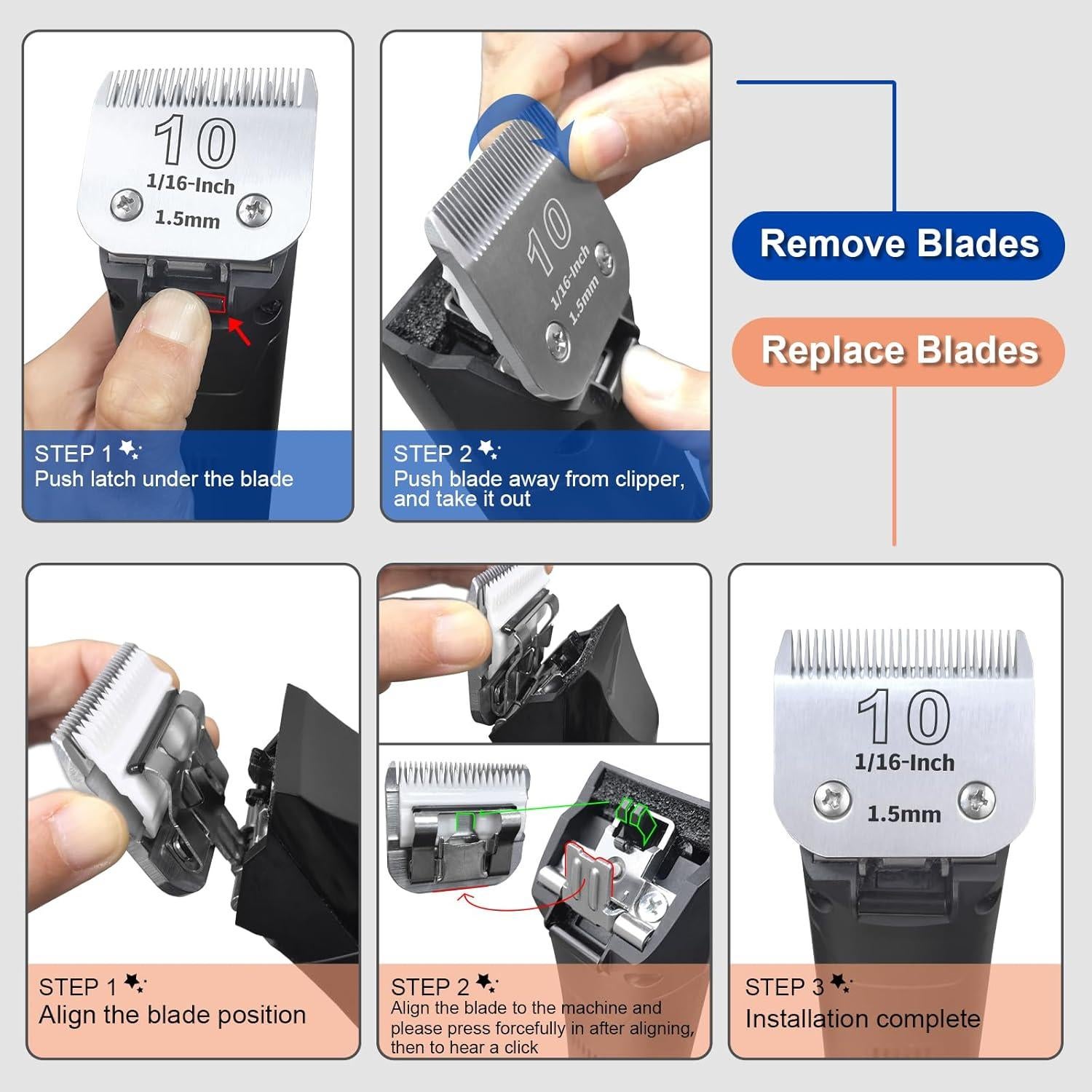 Cuchillas de Cerámica Desmontables YAZIYIR 10# 1.5mm para Cortadoras