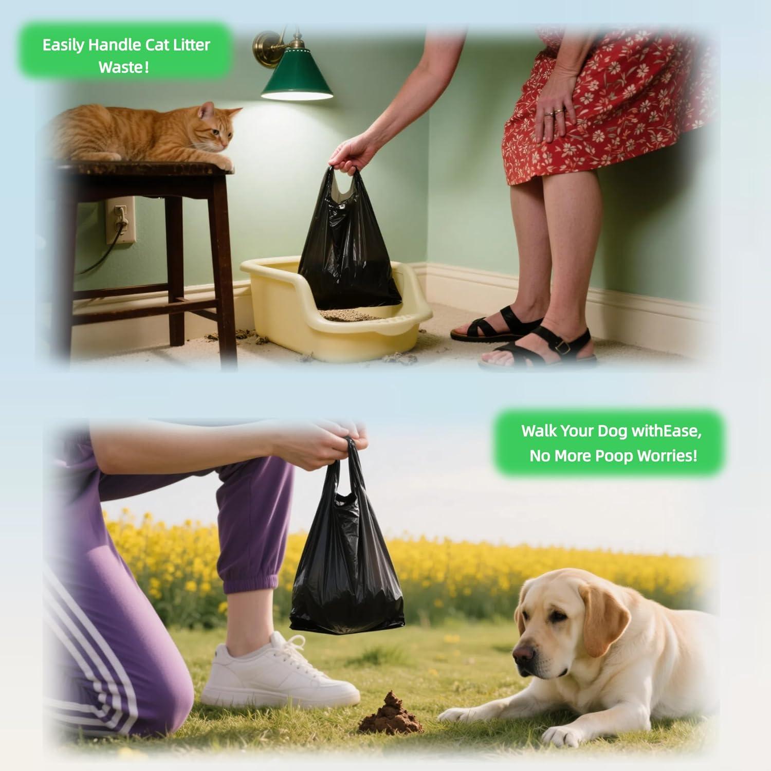 Bolsas de Basura Negras CWYZA 100 Unidades Ecológicas Resistentes