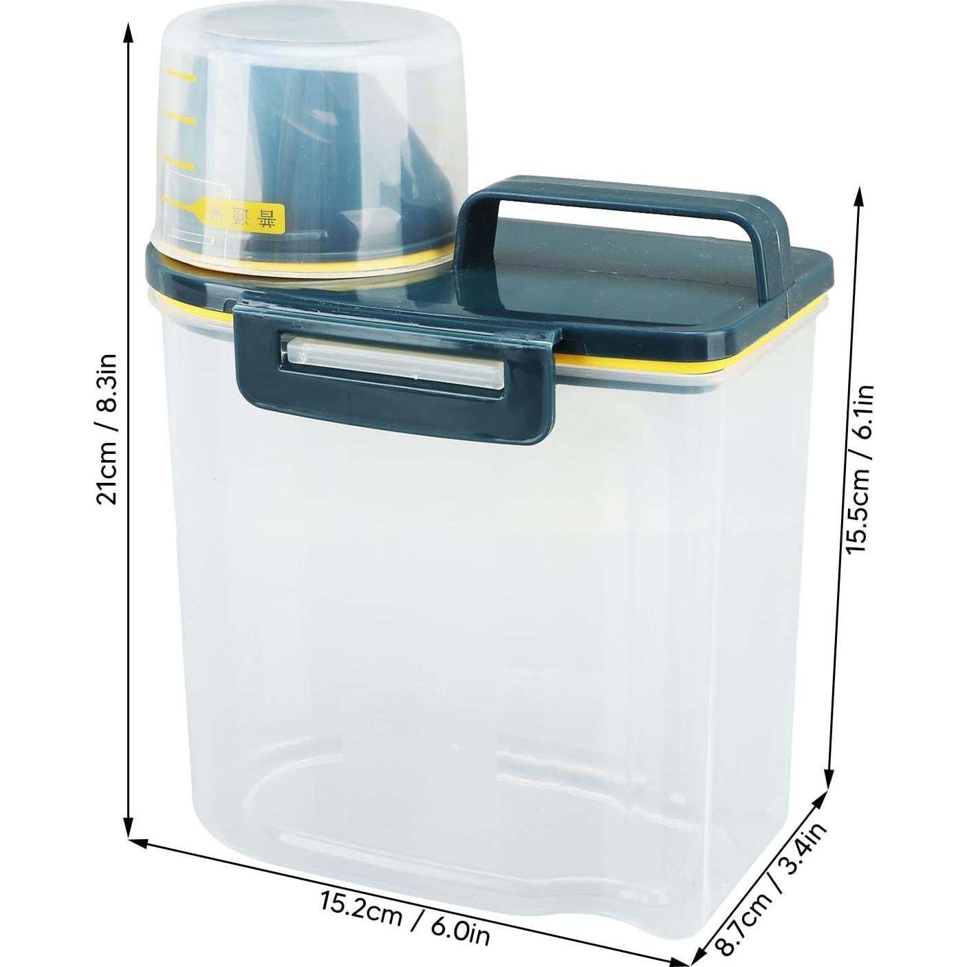 Contenedor de Almacenamiento Hermético Fabater 1.5 kg Verde