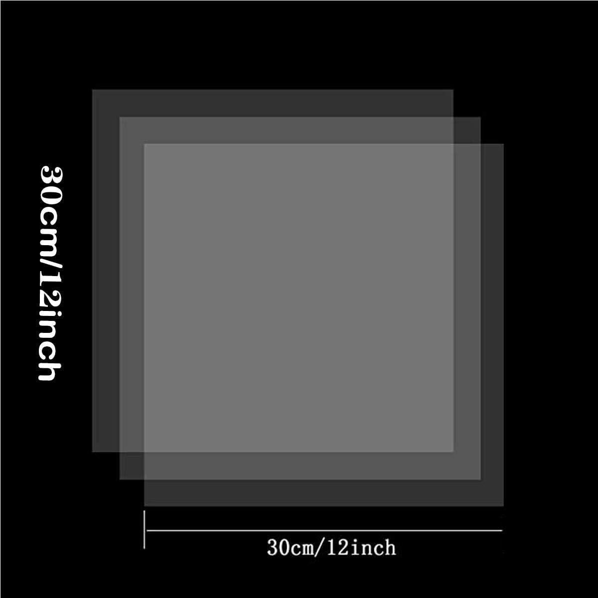 15 Hojas Plantillas Mylar ArtCute 30x30 cm 4 Mil para Corte