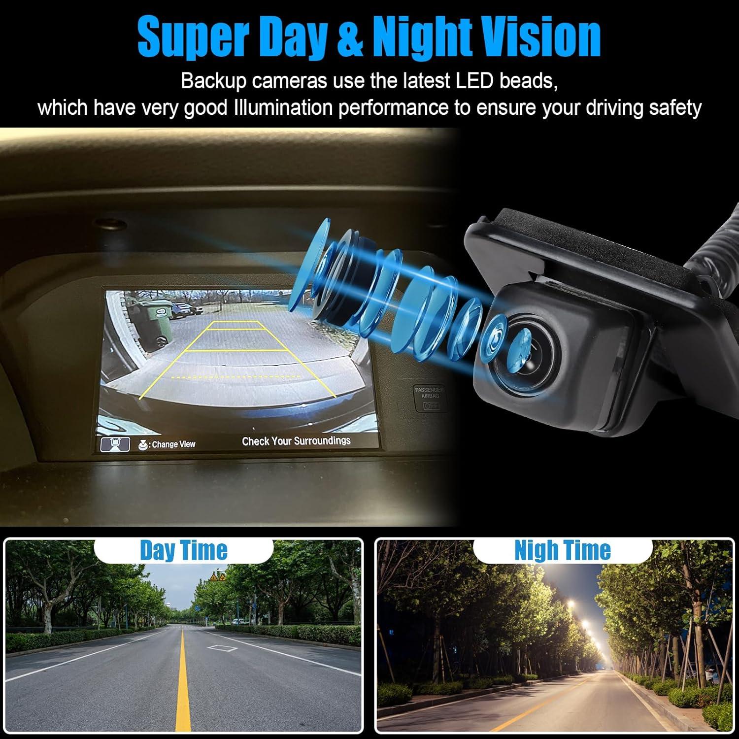 Cámara de visión trasera B.ZSSY para Honda Accord 2014-2017