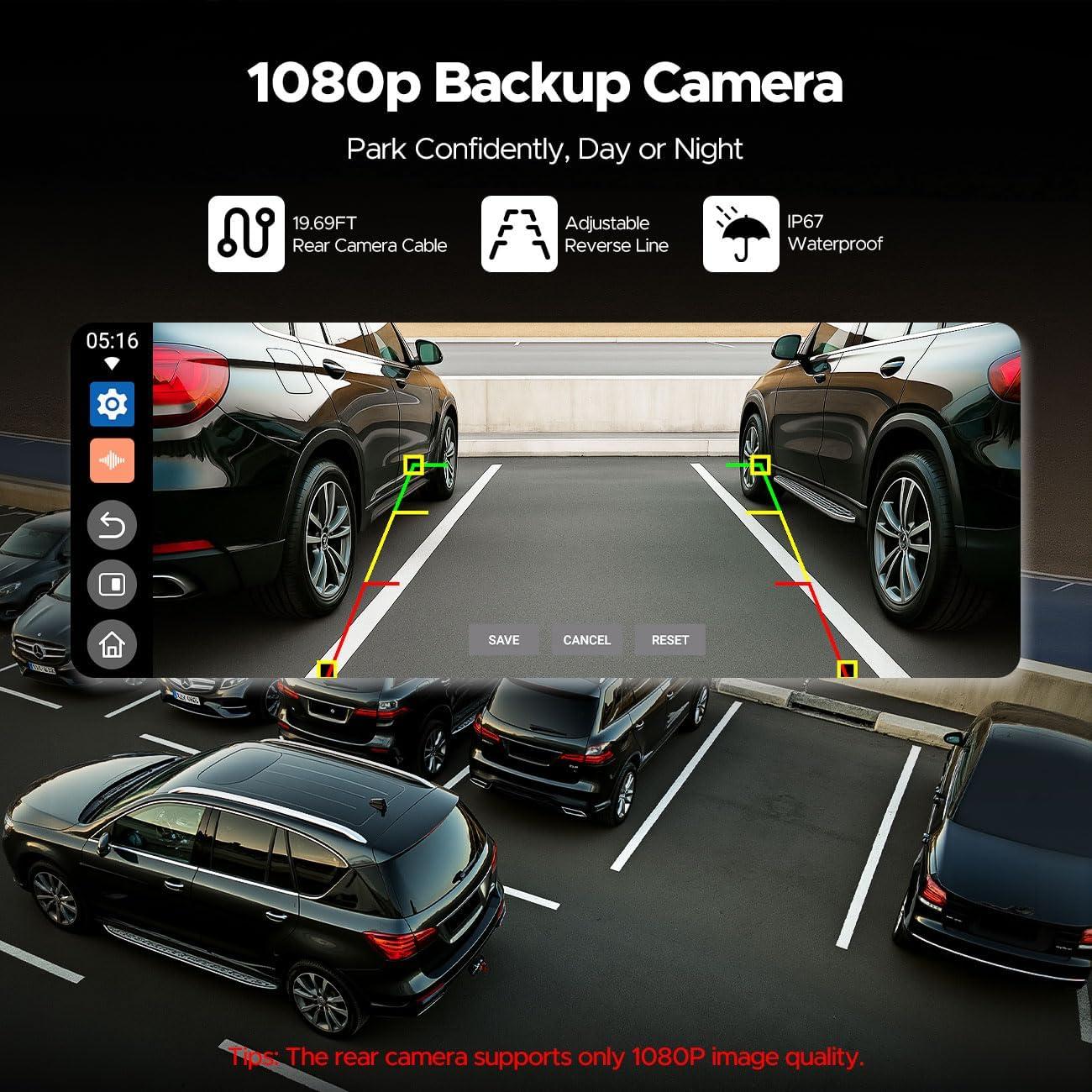 Pantalla CarPlay Volam 10.25" con Netflix y YouTube