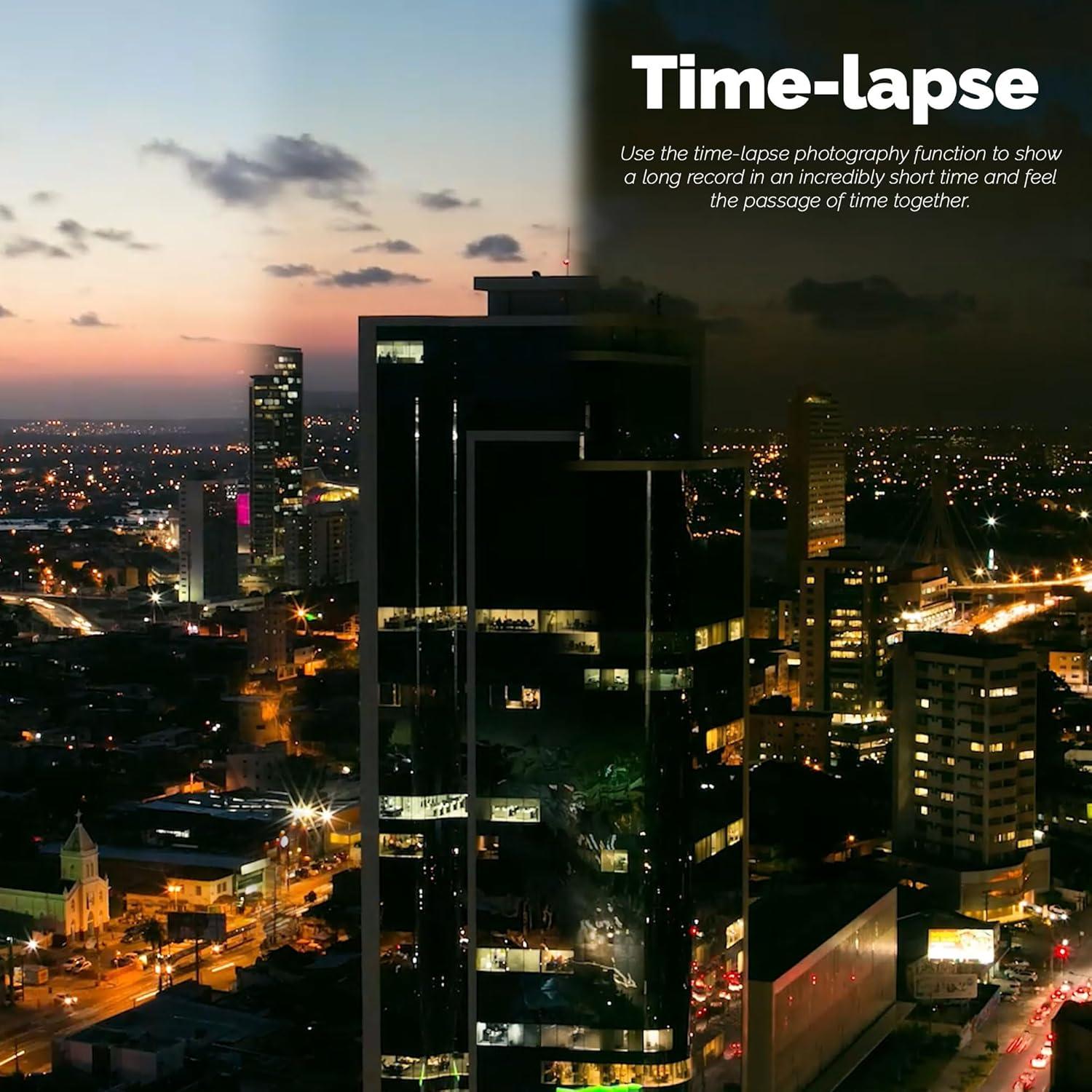 Cámara de acción SJCAM C100 Plus 4K 30fps negra con accesorios