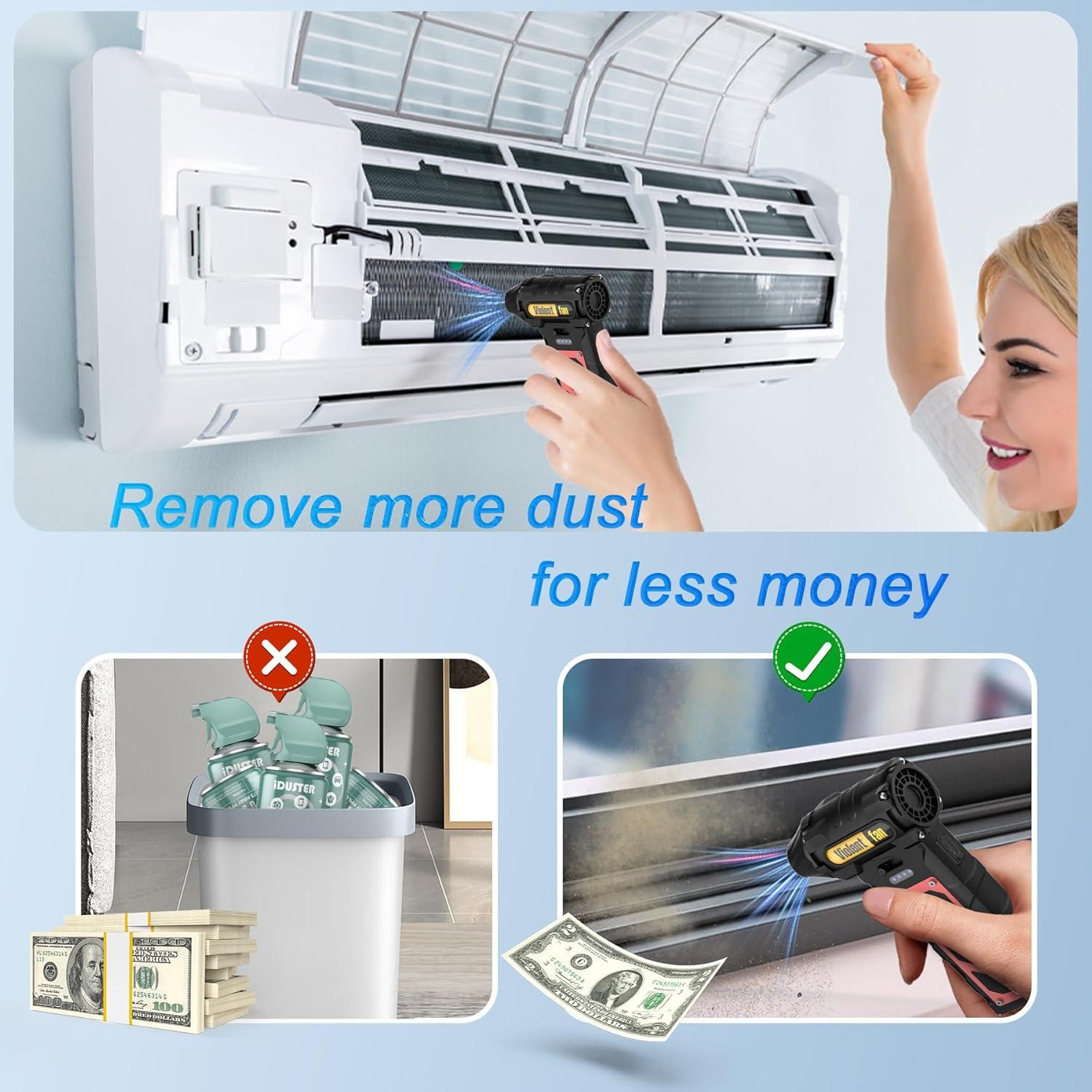 Soplador de Aire Eléctrico Hillmod 150000 RPM Negro