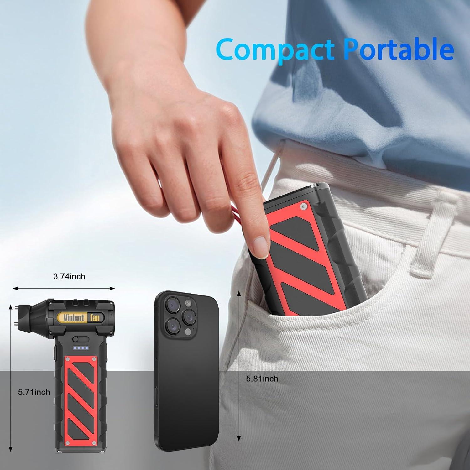 Soplador de Aire Eléctrico Hillmod 150000 RPM Negro