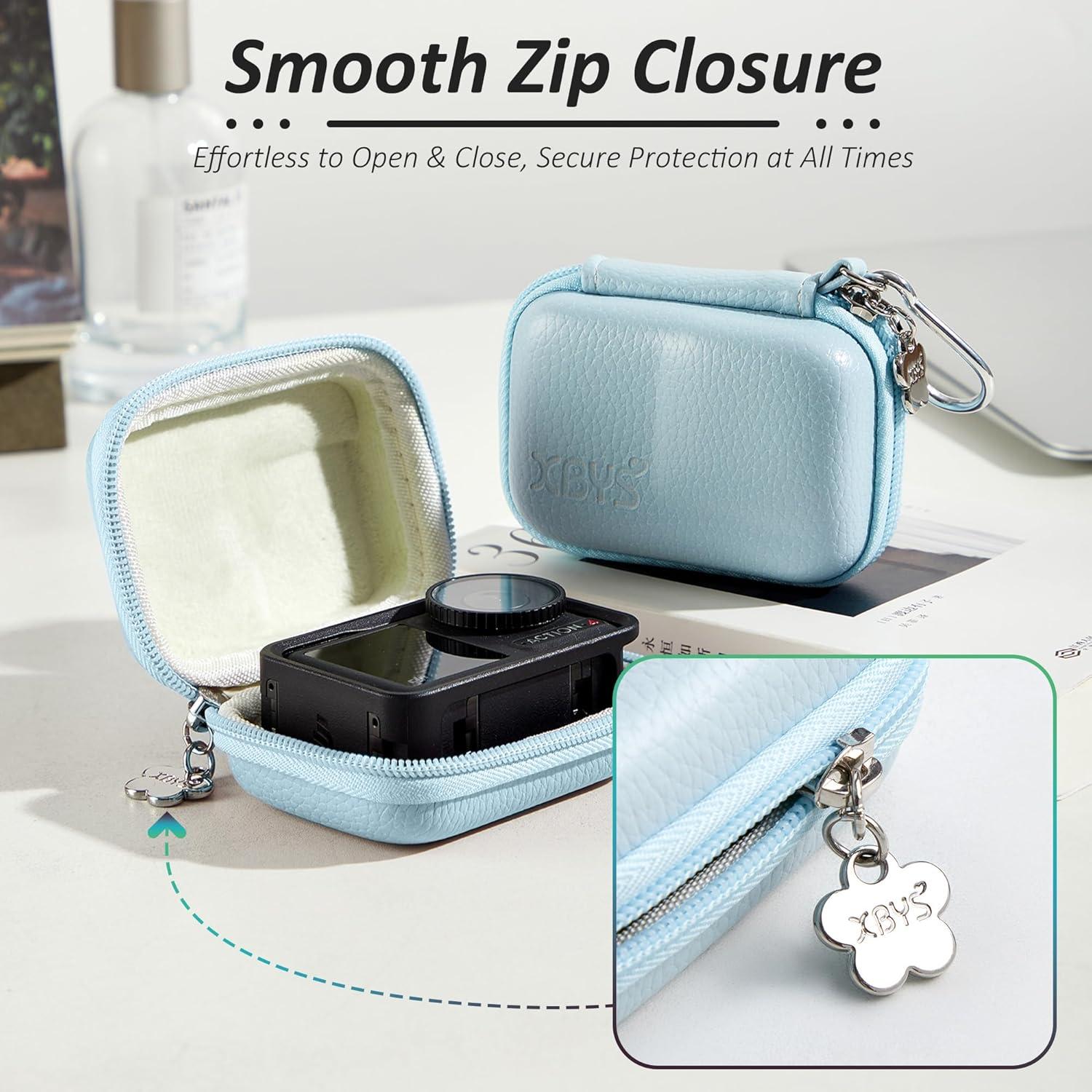 Funda Dura para Cámara de Acción Linpr Azul - DJI Osmo Action 5/4/3, GoPro Hero 13/12/11/10/9