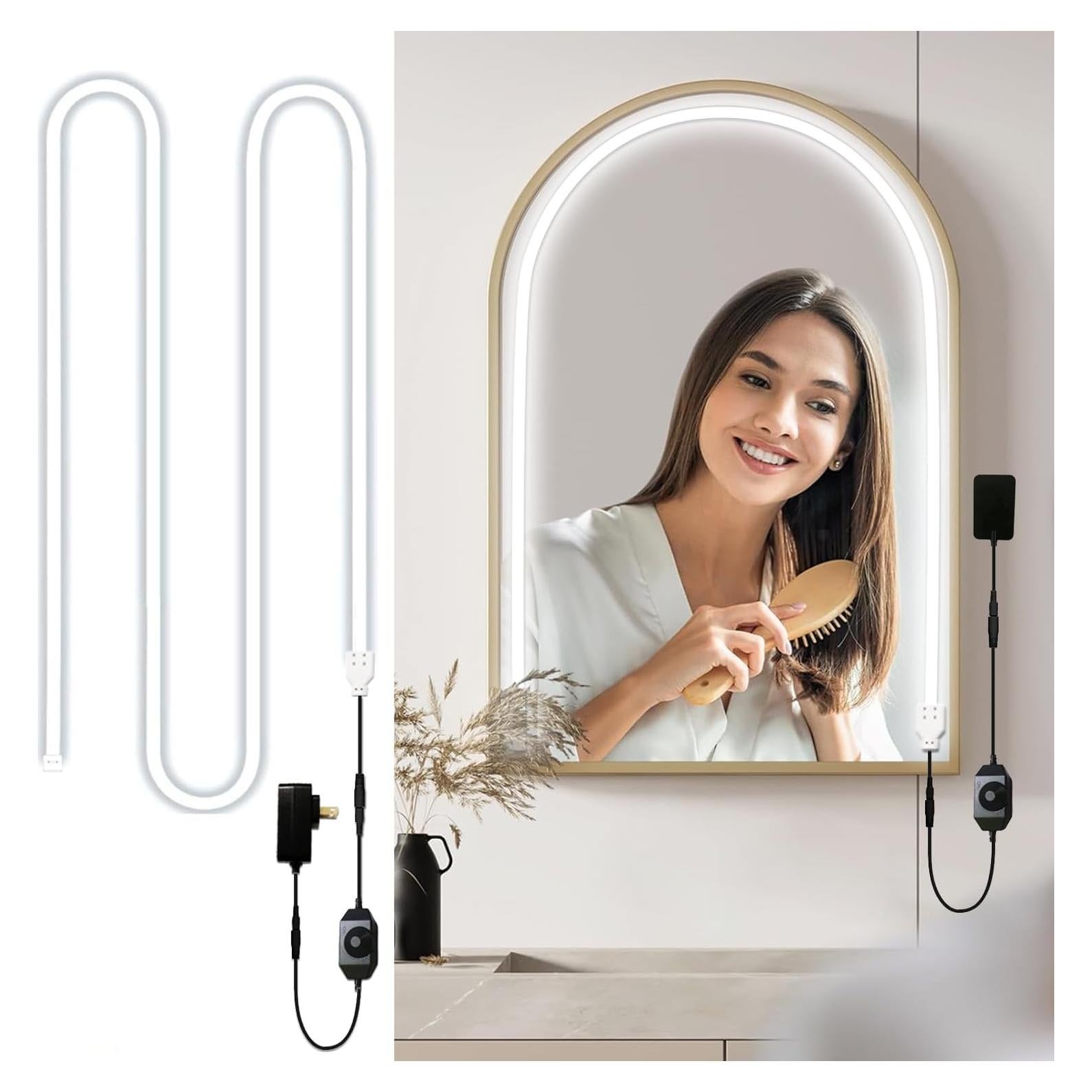 Luces de Cuerda LED RYGD 10FT Blanca para Espejo y Vanity