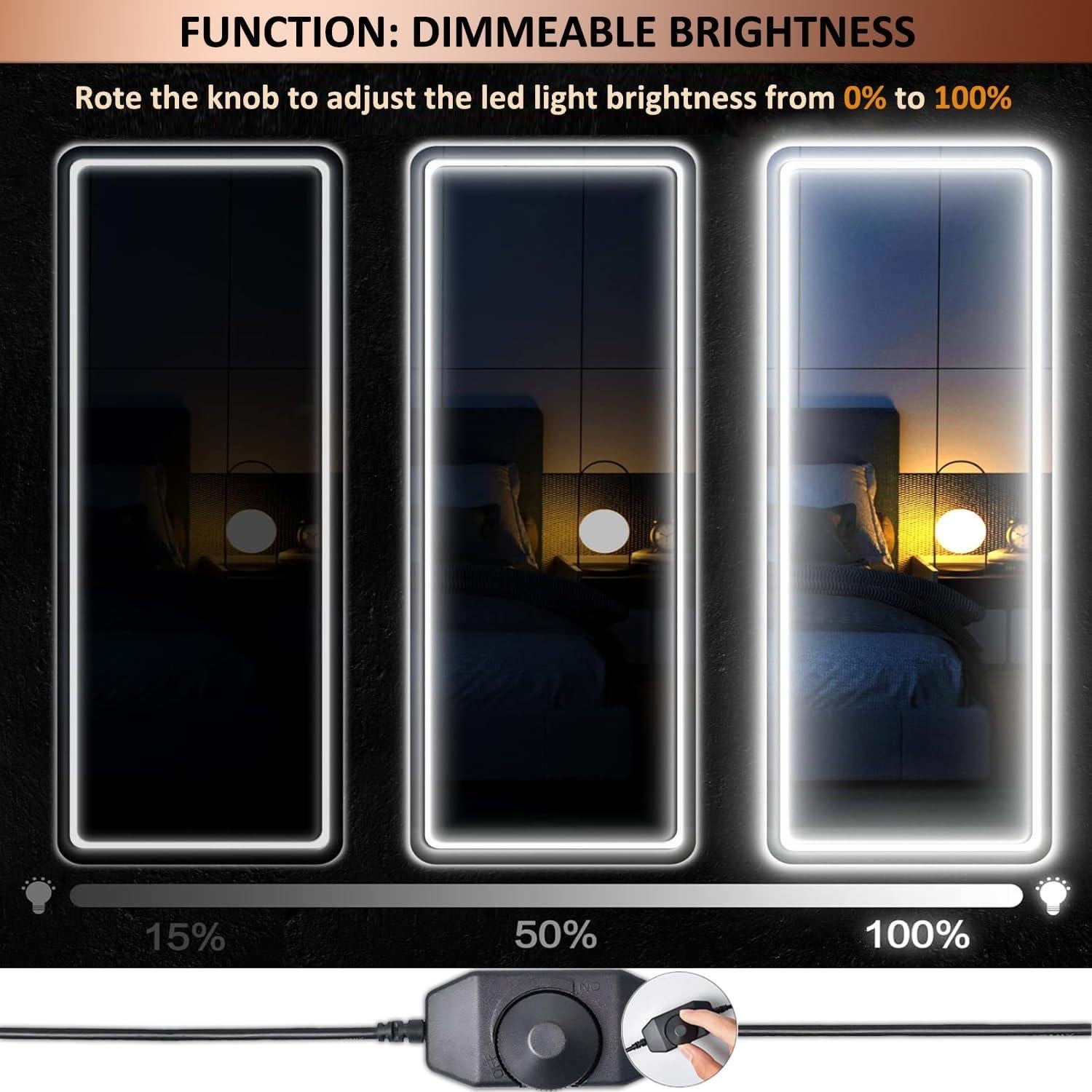 Luces de Cuerda LED RYGD 10FT Blanca para Espejo y Vanity