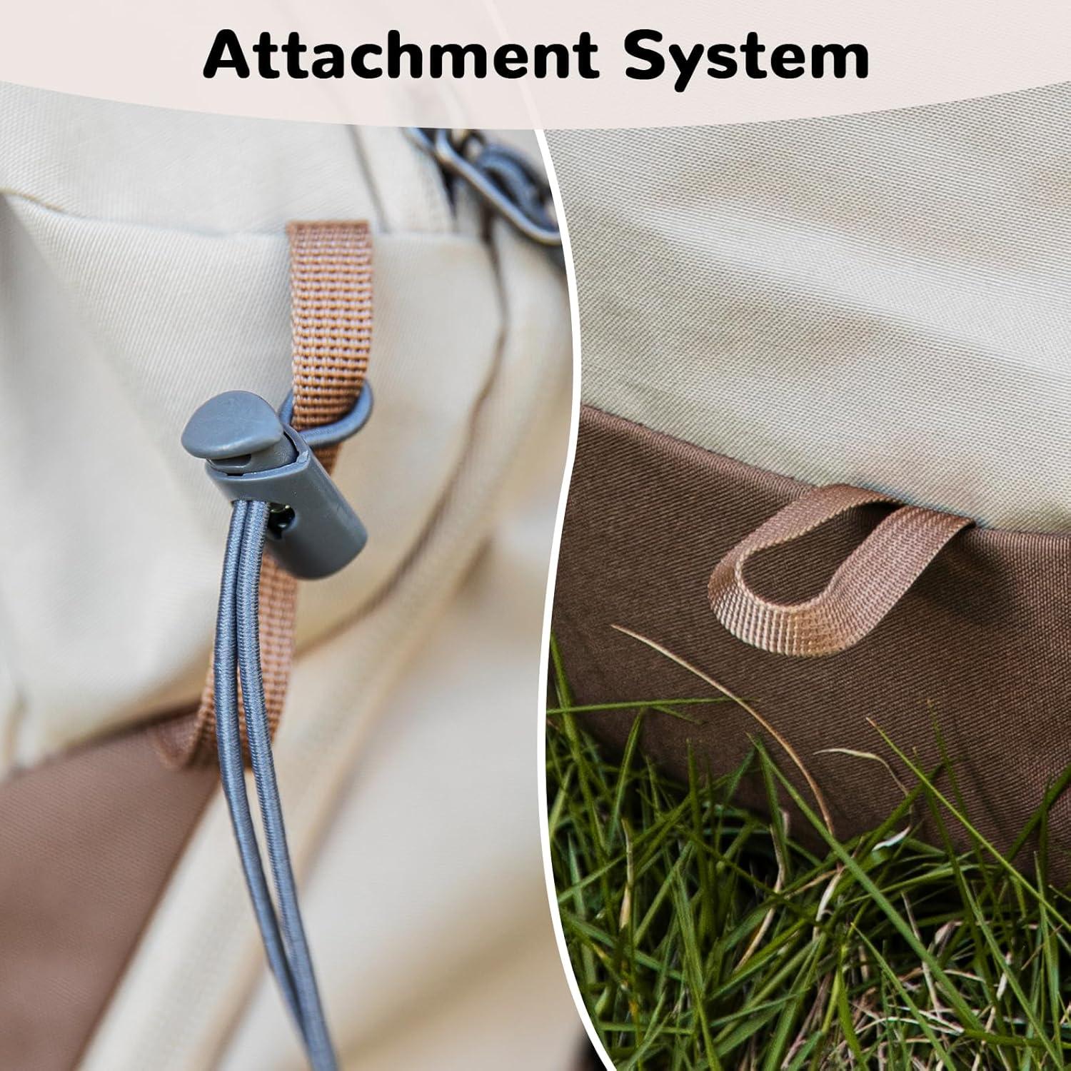 Mochila de senderismo impermeable Outplea 20L unisex caqui