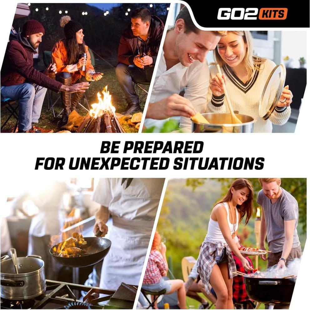 Kit de Primeros Auxilios para Quemaduras Go2Kits BK33 - Compacto y Resellable