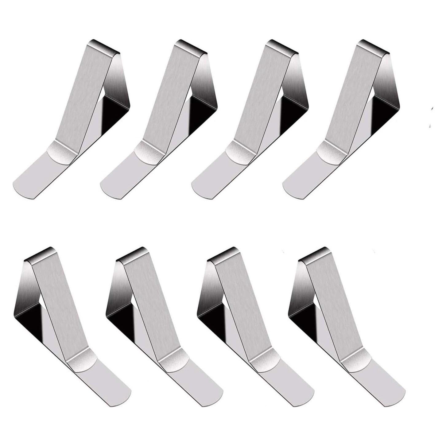 Clips para Manteles TriPole 8 Pack Acero Inoxidable