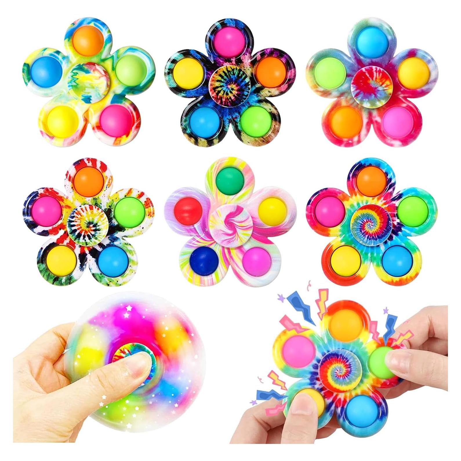 Juego de 6 Fidget Spinner QUHIU, Juguetes Sensoriales